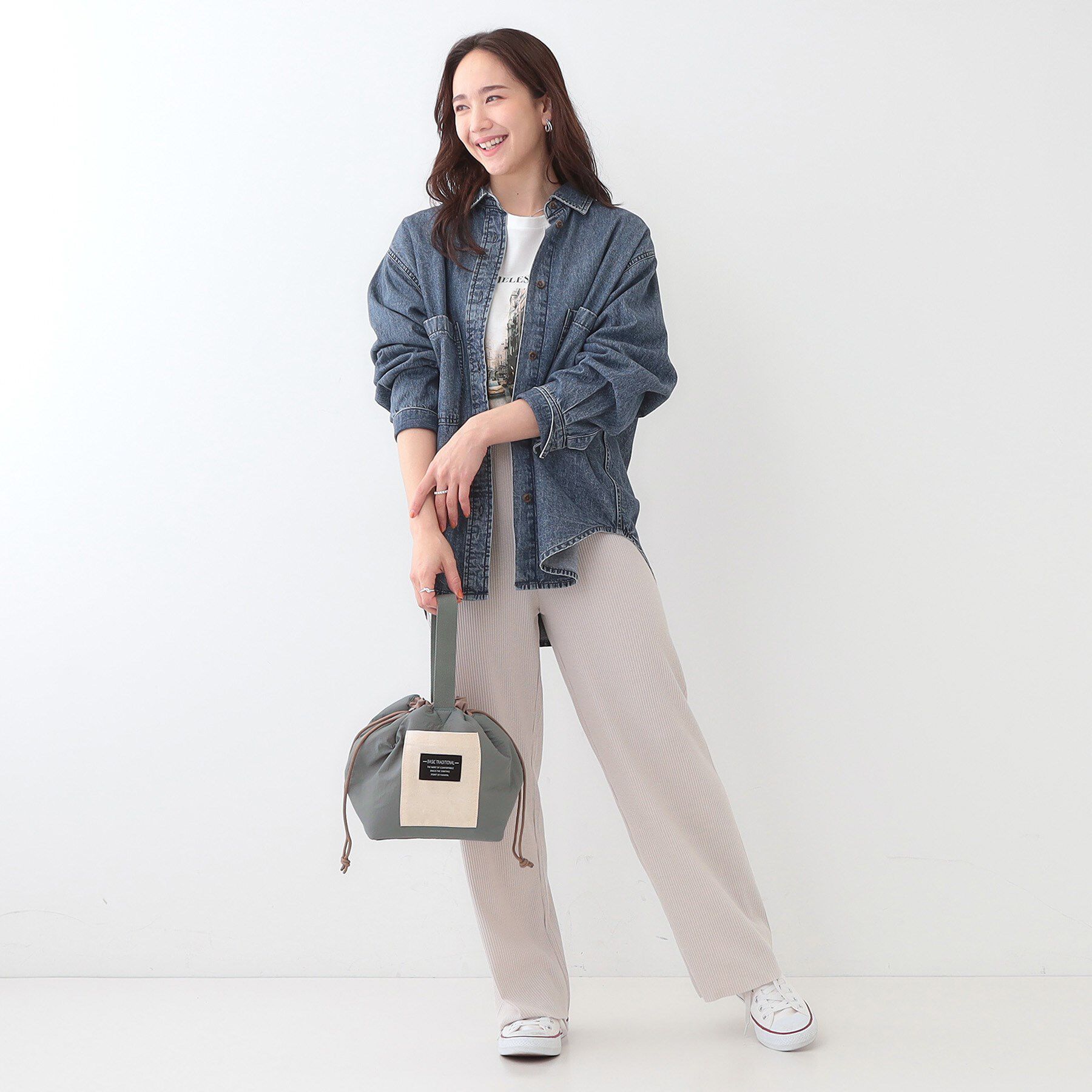 SHOO･LA･RUE「ワンハンドル巾着保冷バッグ」|食器・キッチングッズ|