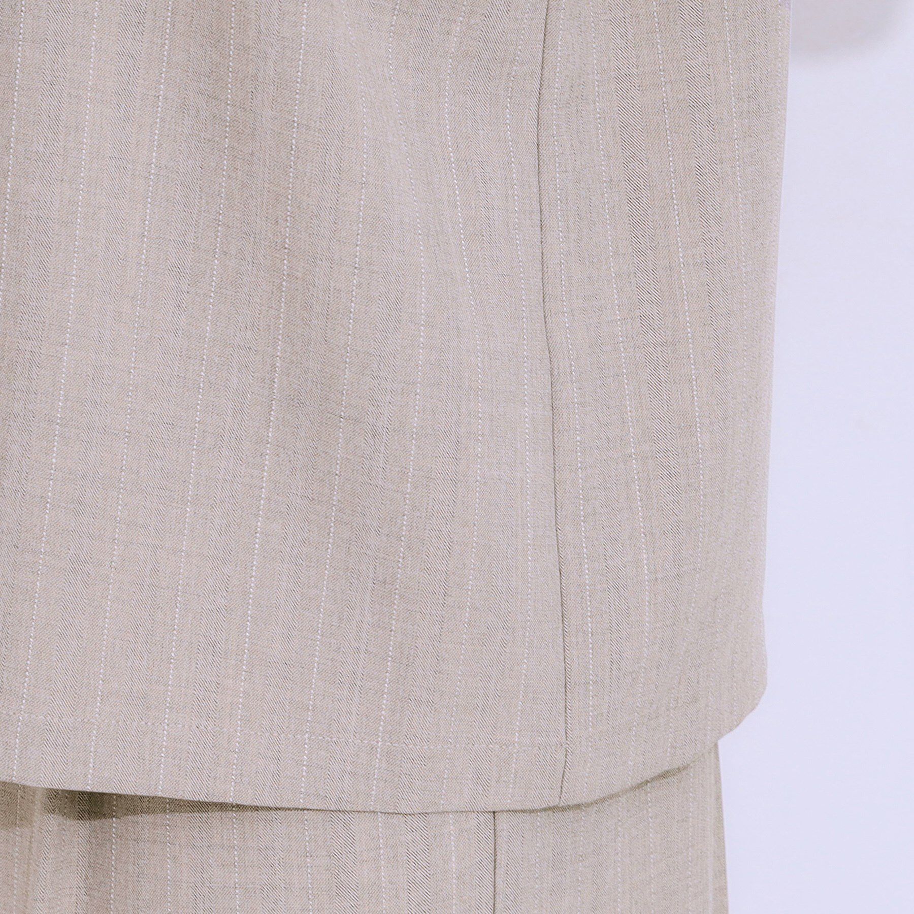 SHOO･LA･RUE「【セットアップ可】麻調半袖ジャケット」|テーラードジャケット|