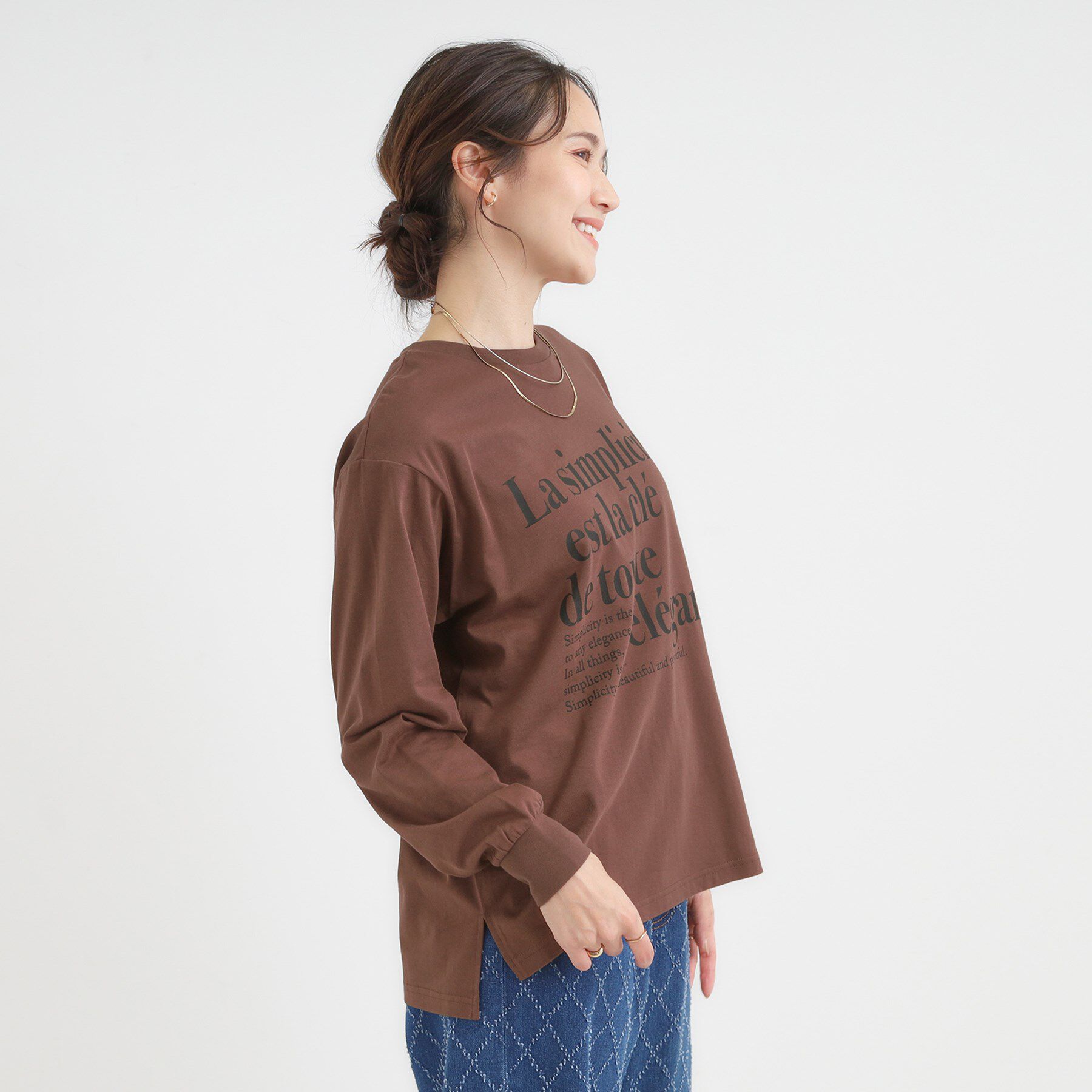 SHOO･LA･RUE「グラフィックアソート ベーシックロンT」|Tシャツ・カットソー|