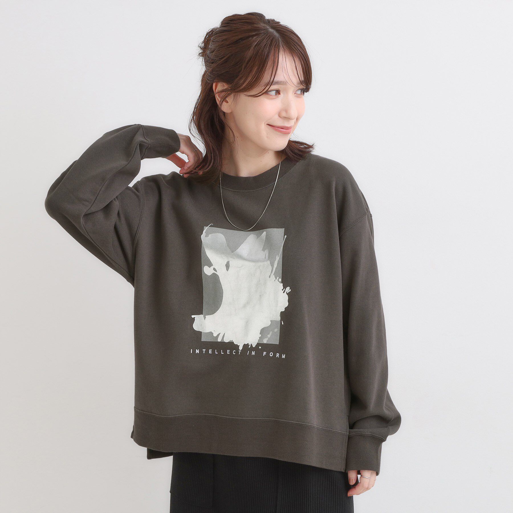 SHOO･LA･RUE「グラフィックアソート裏毛スウェット」|パーカー|