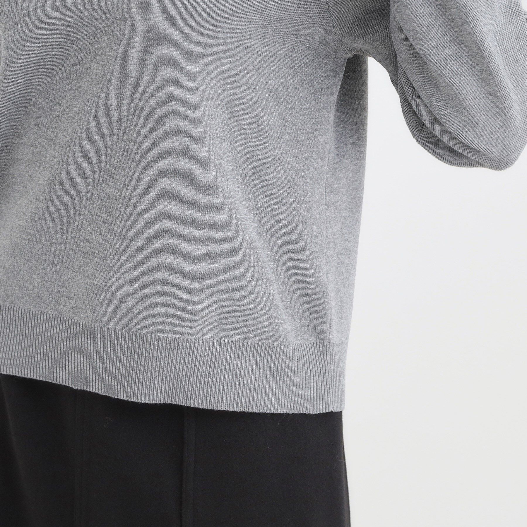 SHOO･LA･RUE「【襟取り外し可/S-LL】上品見え レース襟ニット」|ニット・セーター|