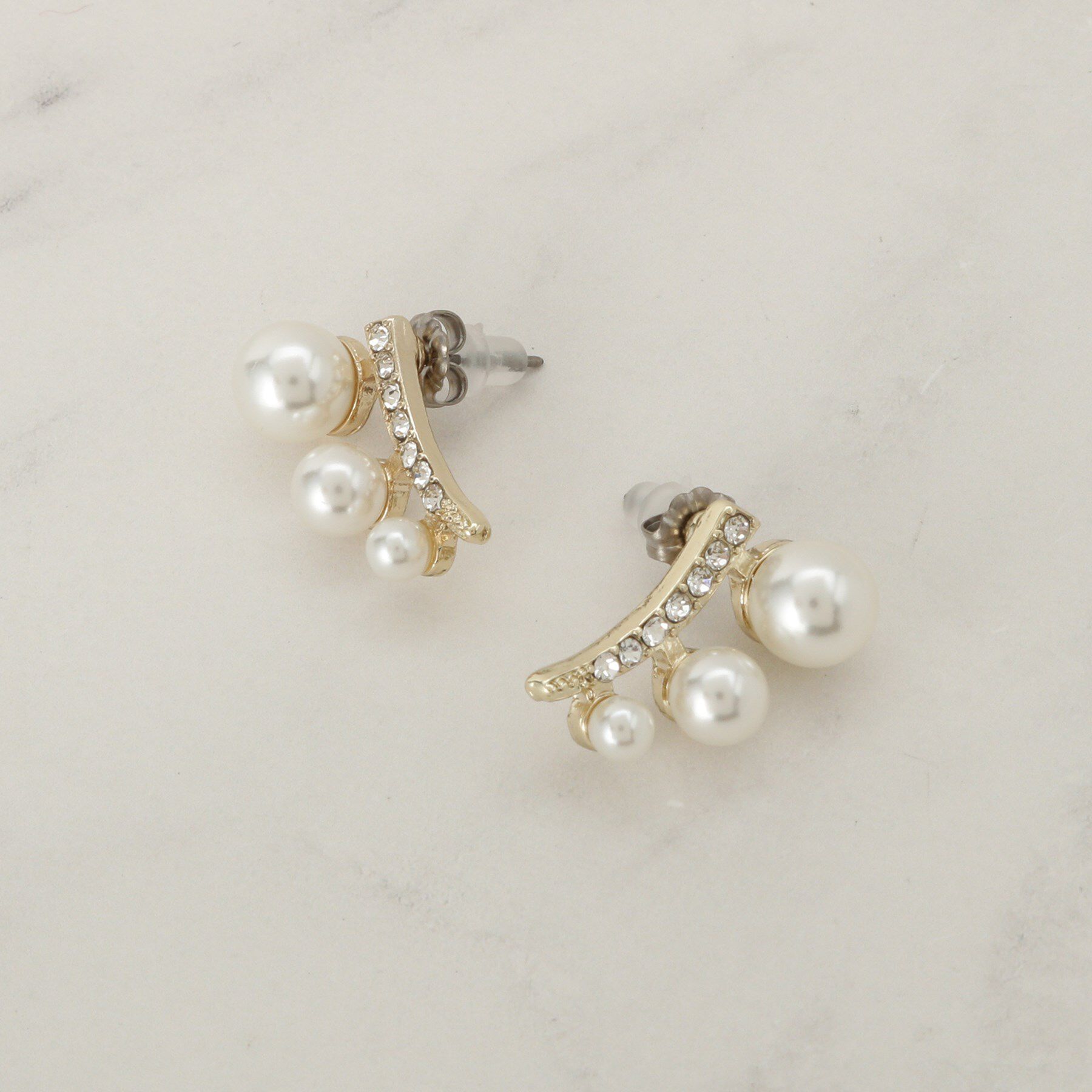 SHOO･LA･RUE「【セレモニー】選べる3デザイン アソートピアス」|ピアス|ゴールド(207)