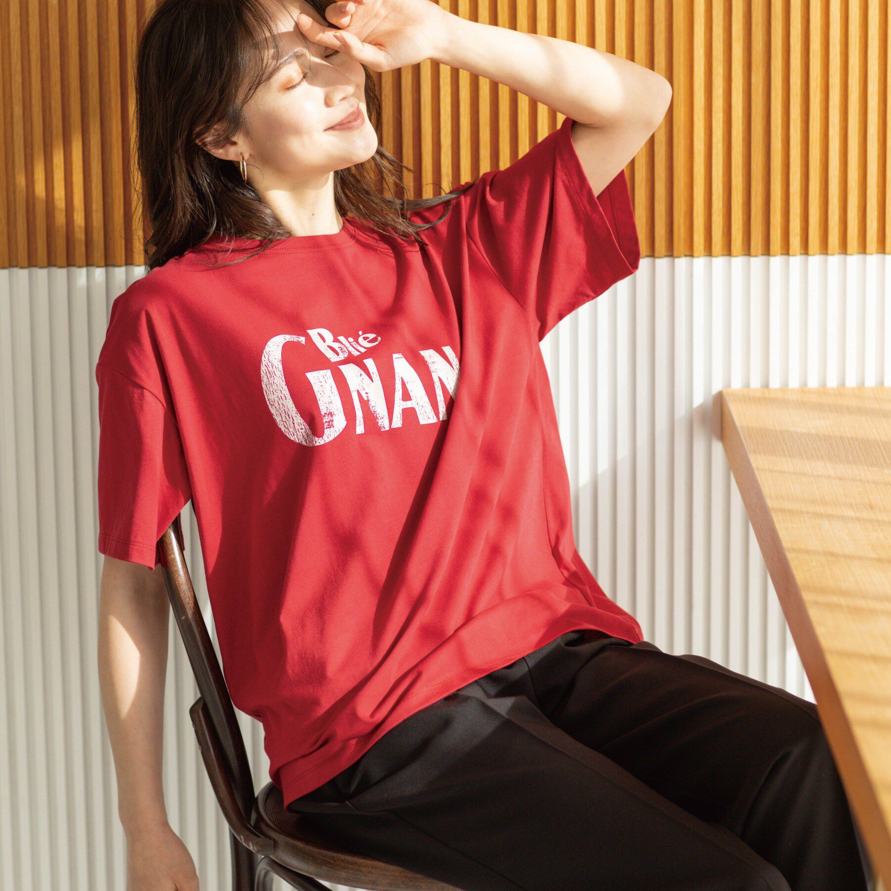 SHOO･LA･RUE「カジュアルプリントTシャツ」|Tシャツ・カットソー|