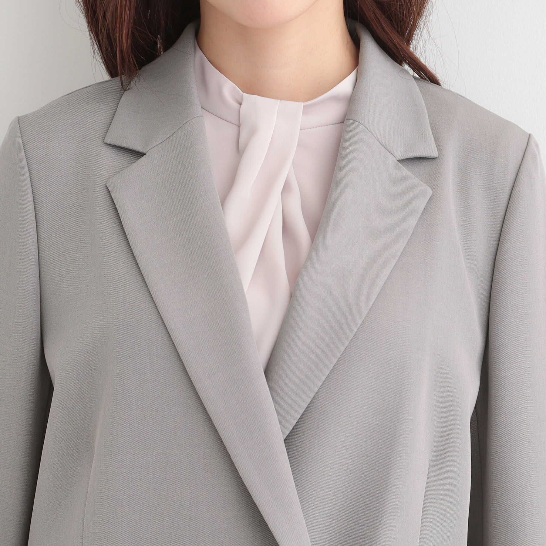 SHOO･LA･RUE「【洗濯機可/イージーケア/UV】オンオフ使える　ゆったりダブルジャケット」|テーラードジャケット|