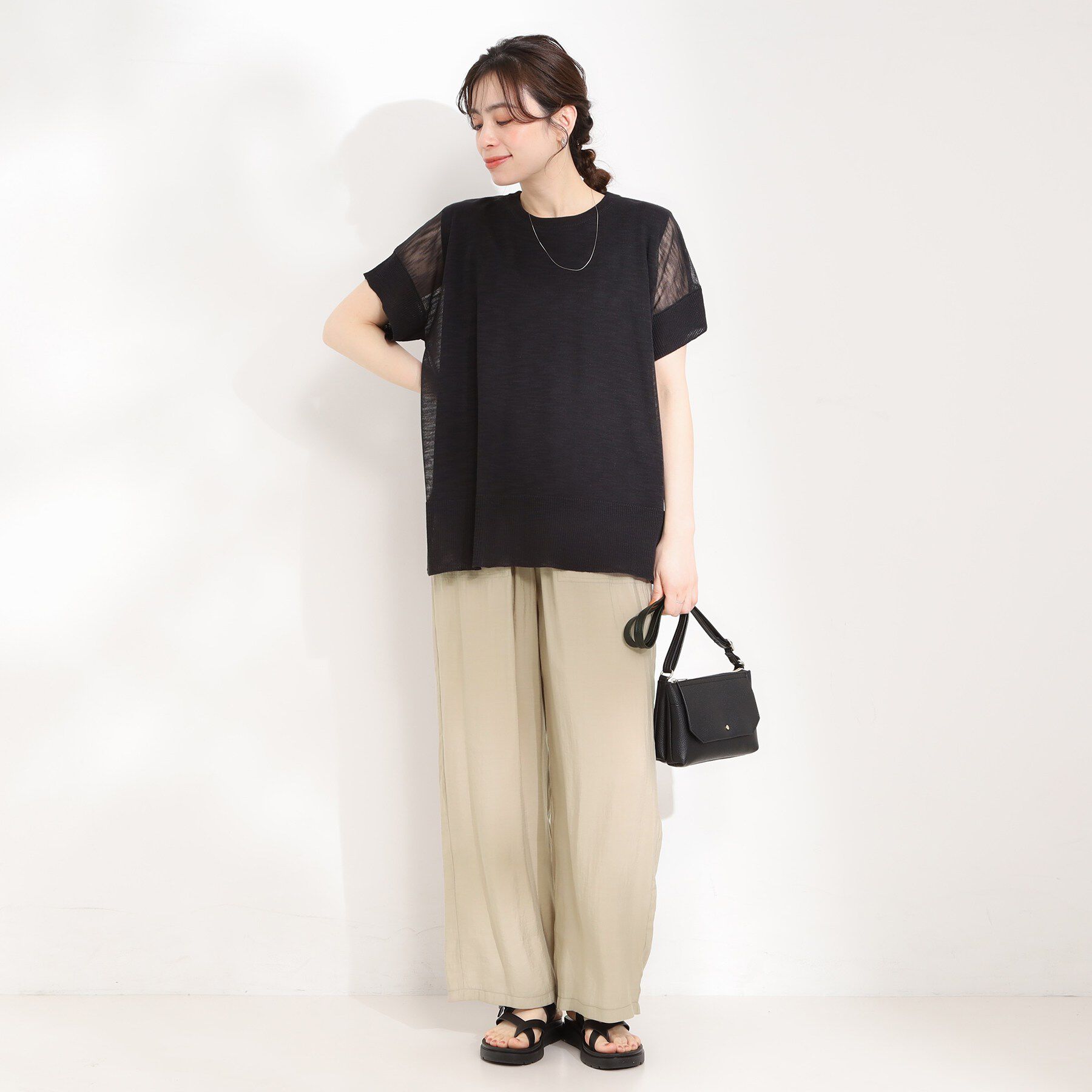 SHOO･LA･RUE「【洗濯機可/S-LL】イージーベイカーパンツ」|その他|