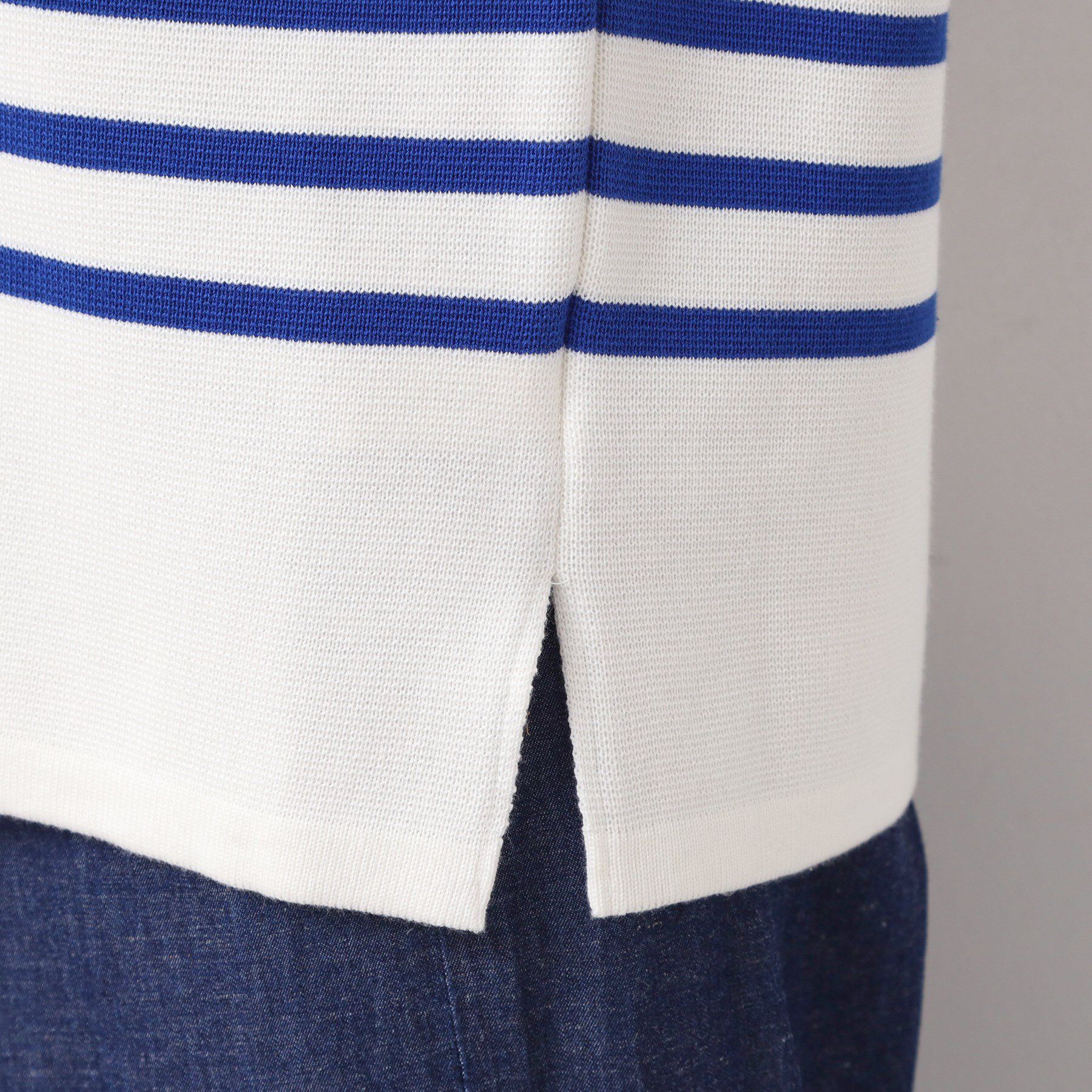 Dessin「【洗える】セーラーカラーボーダーニット」|ニット・セーター|