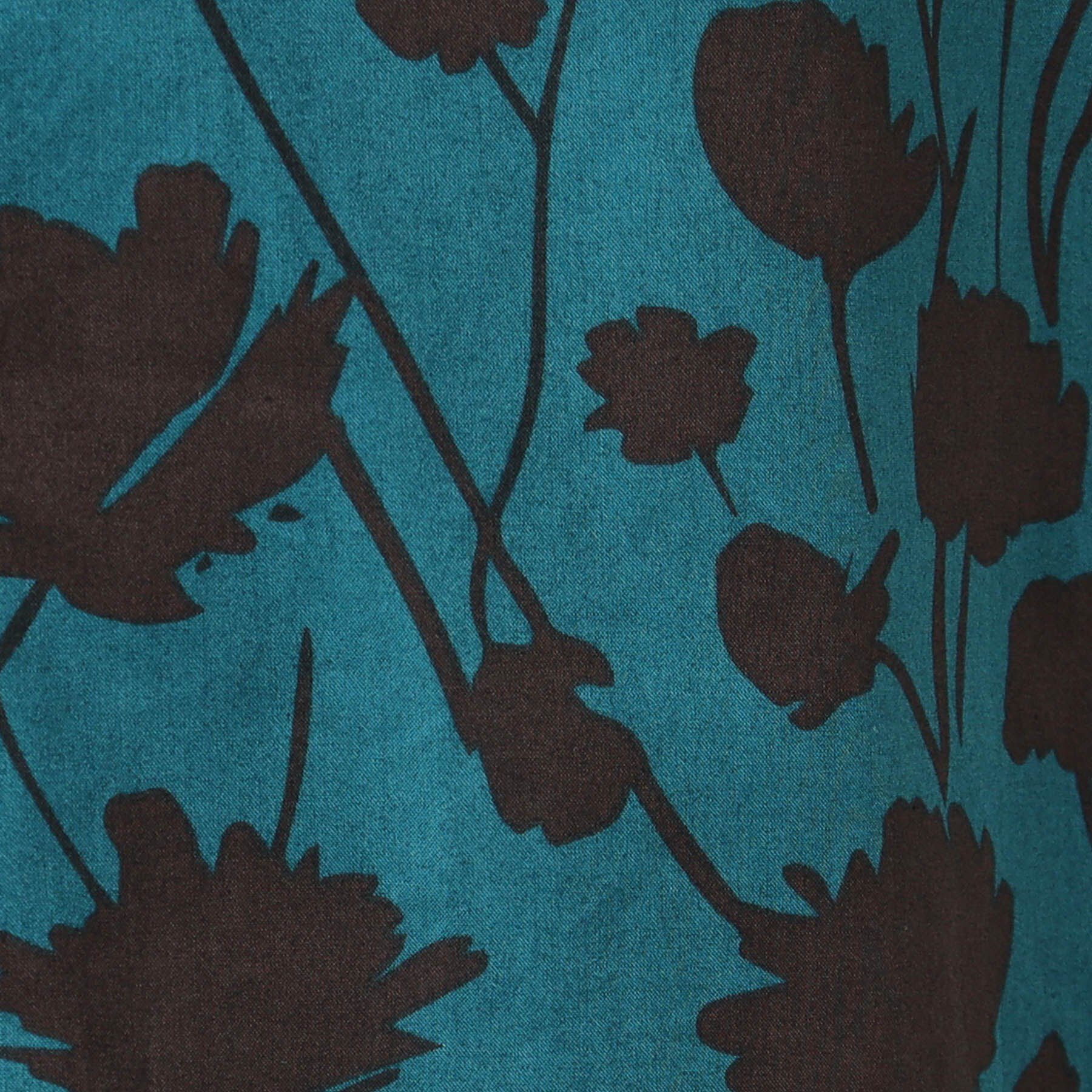 Dessin「【洗える】フラワープリント開襟シャツ」|シャツ・ブラウス|