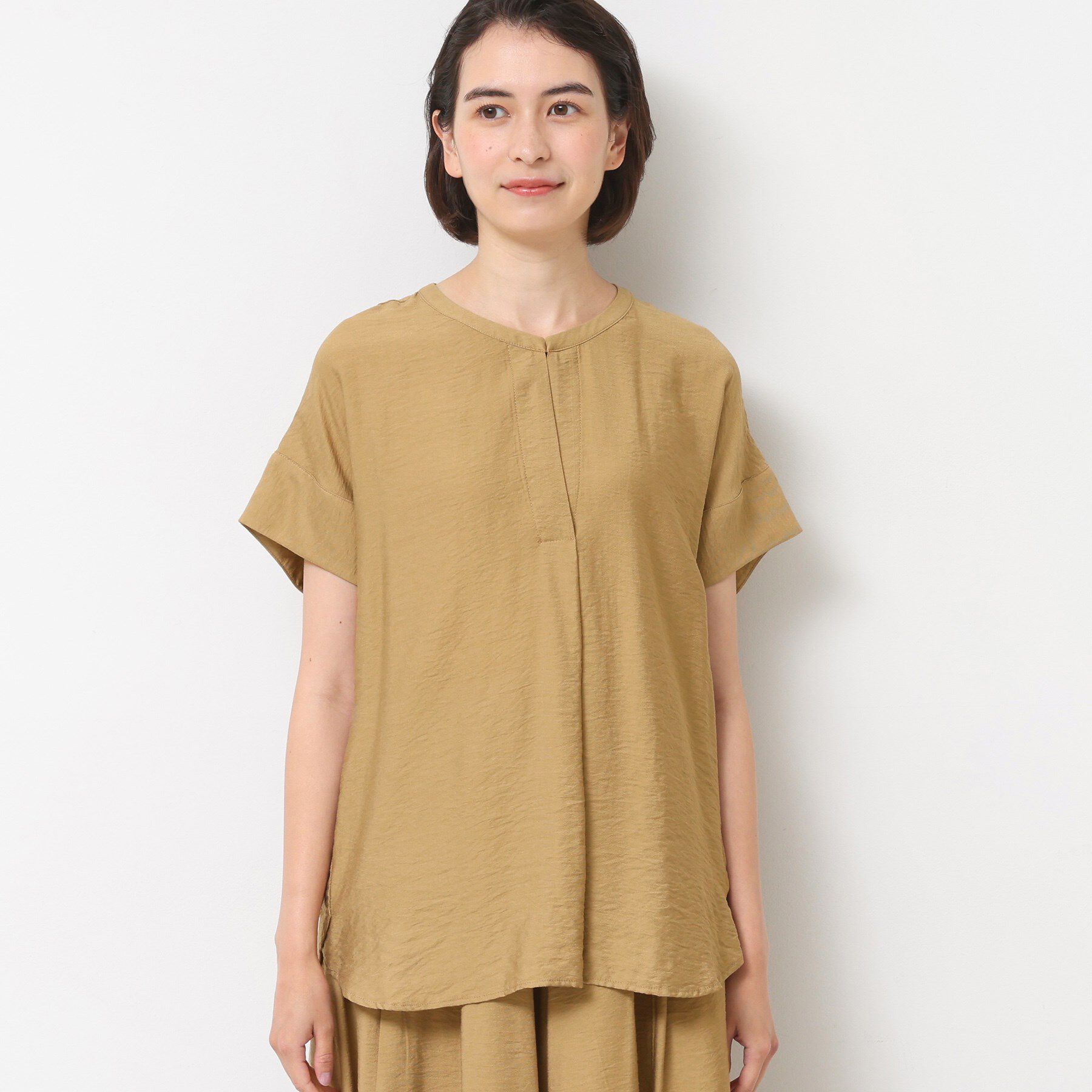 Dessin「【セットアップ可】2WAYネックスキッパーブラウス」|シャツ・ブラウス|