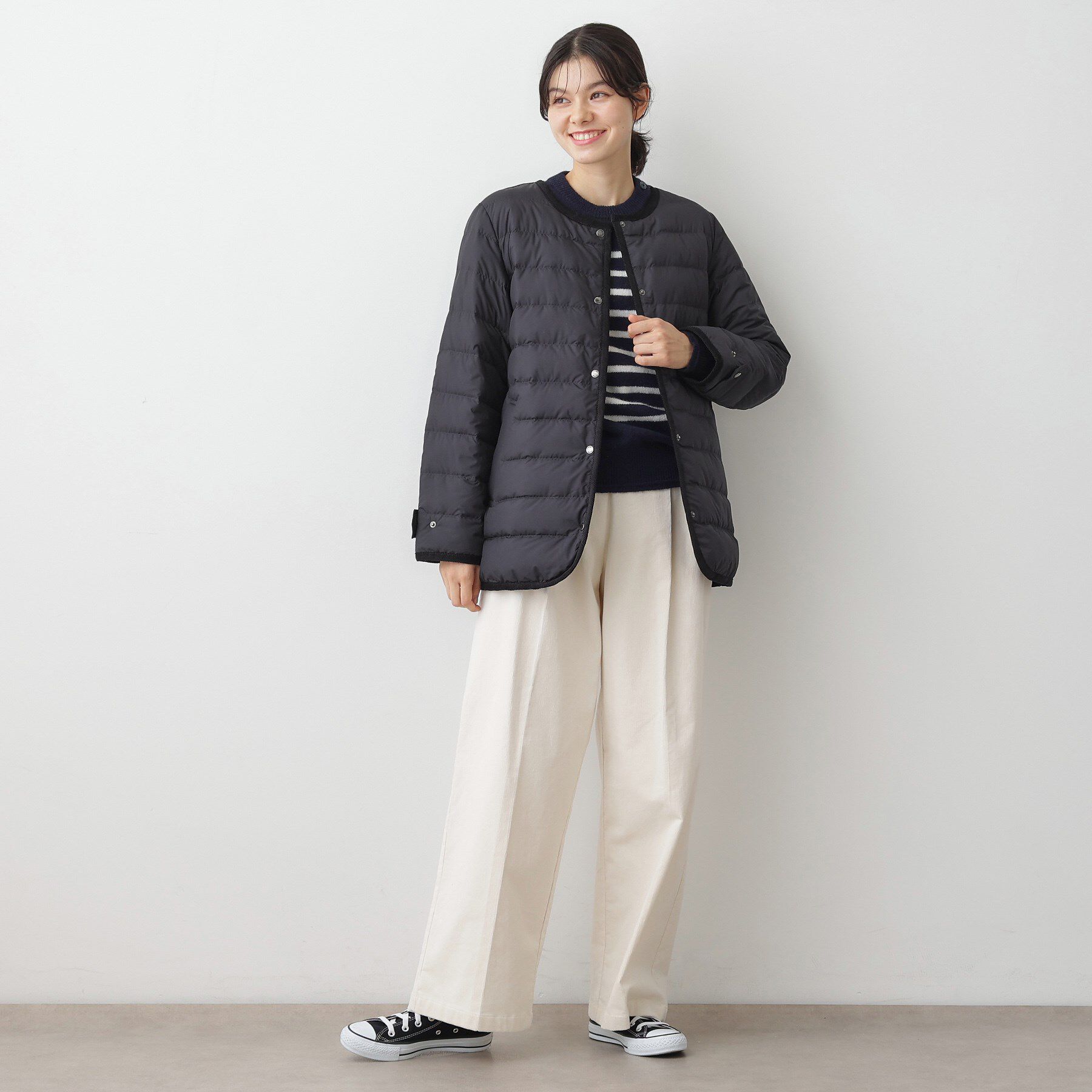 Dessin「【撥水・2WAY】ミュラーダウンコートミドル丈」|ダウン|