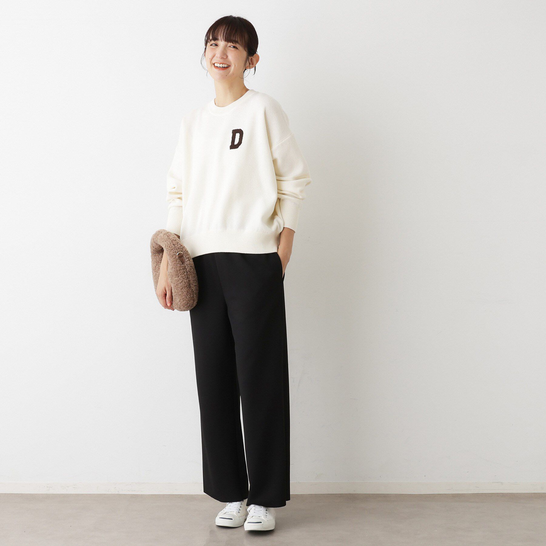 Dessin「【セットアップ可/洗える】ドライタッチジョーゼットリラクシーパンツ」|その他|