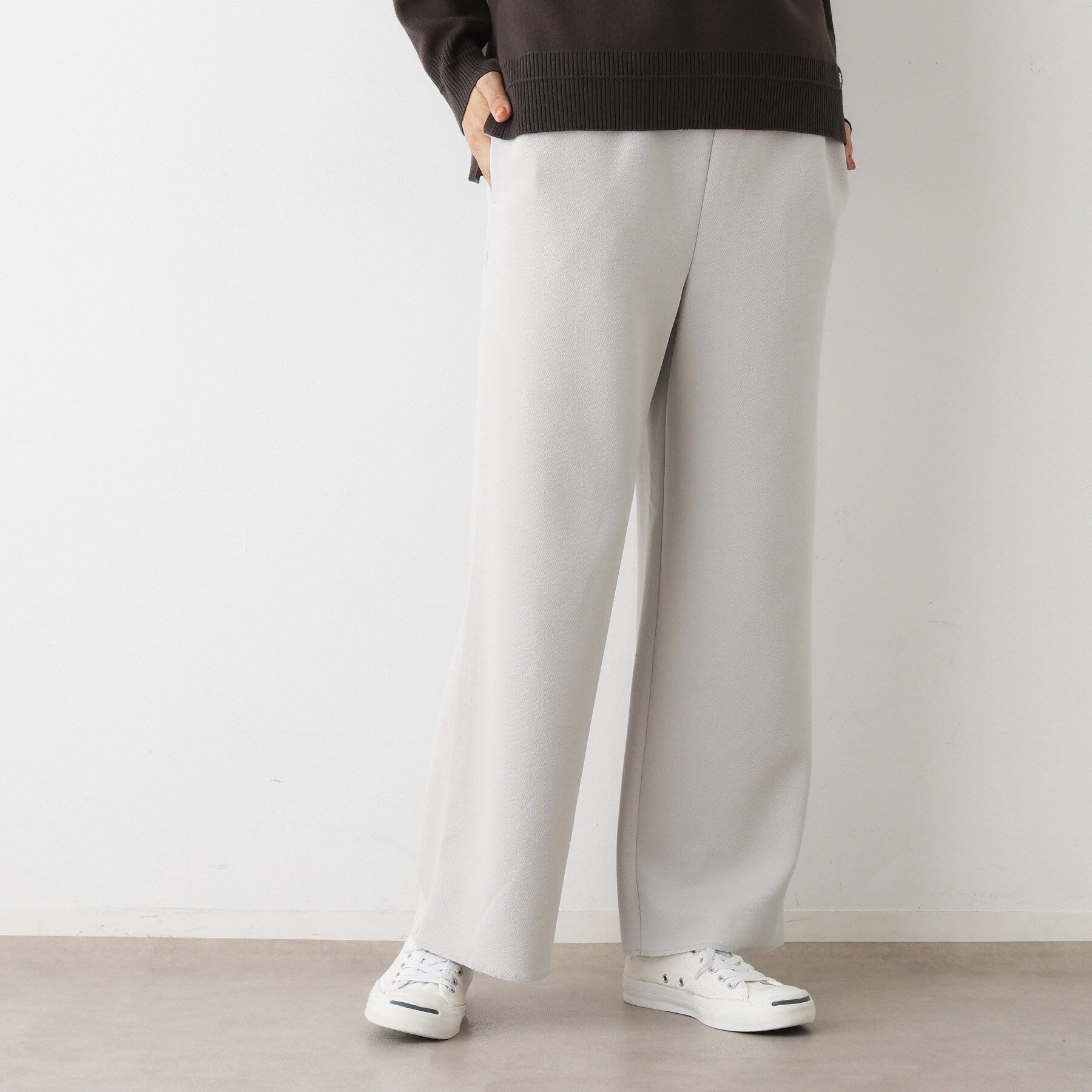 Dessin「【セットアップ可/洗える】ドライタッチジョーゼットリラクシーパンツ」|その他|