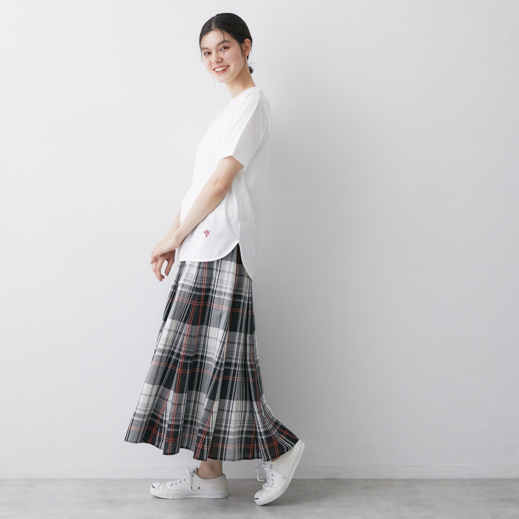 Dessin「【洗える】半袖シャツテールカットソー」|Tシャツ・カットソー|