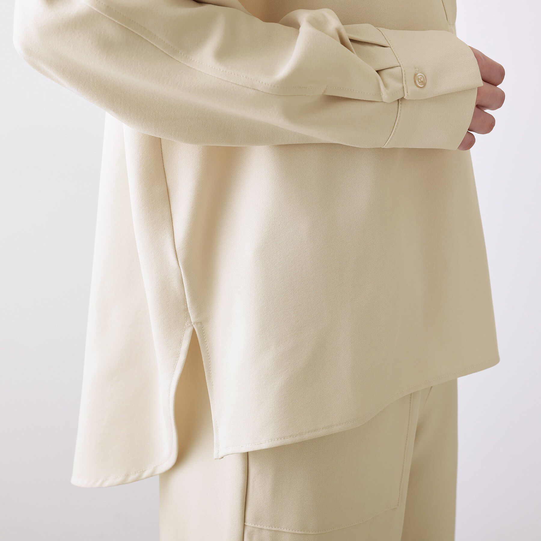 Dessin「【2点セット・洗える】メランジツイルセットアップ」|スーツ|