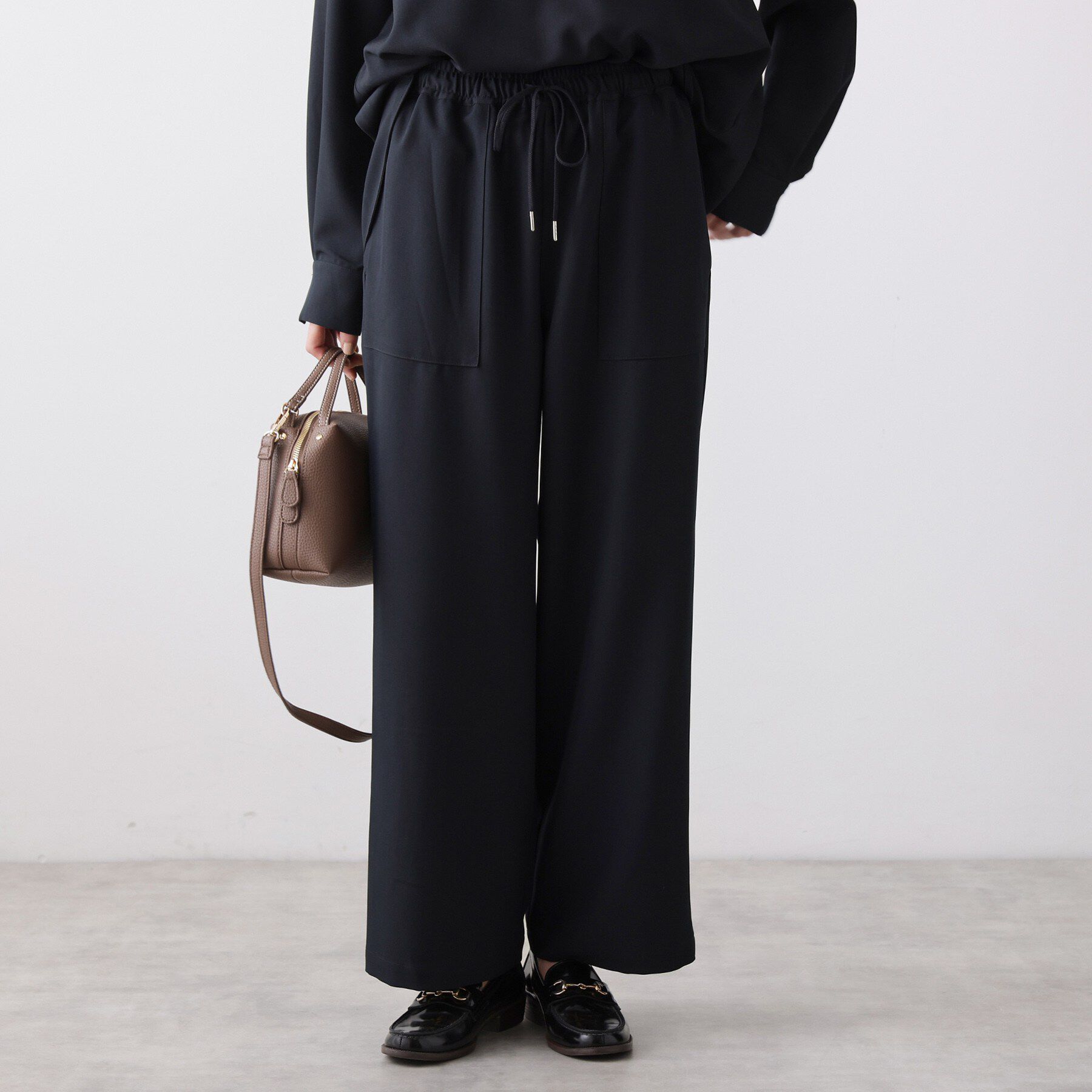 Dessin「【2点セット・洗える】メランジツイルセットアップ」|スーツ|