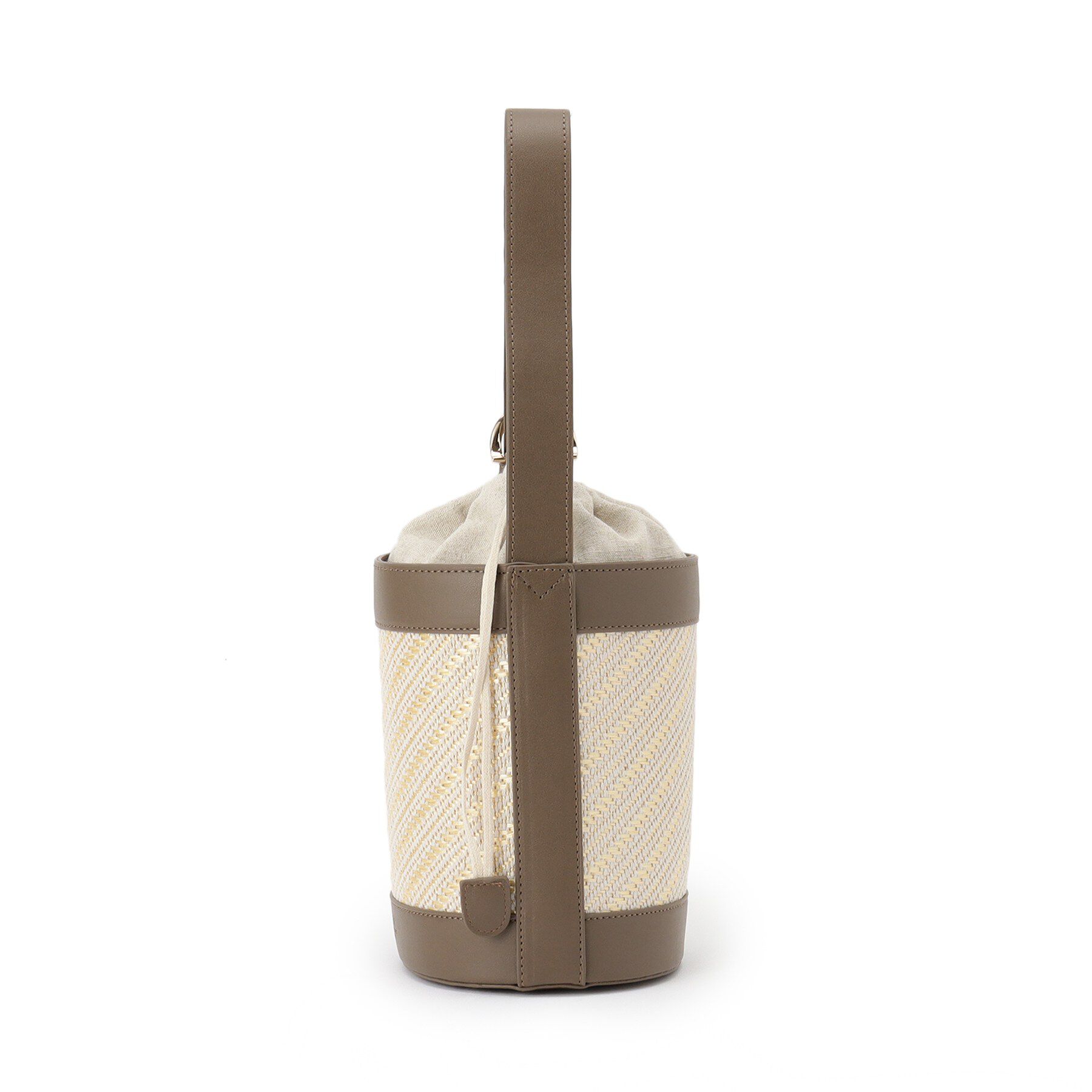 Dessin「ストライプ柄バッグコンビバケツショルダー」|ショルダー・メッセンジャー|