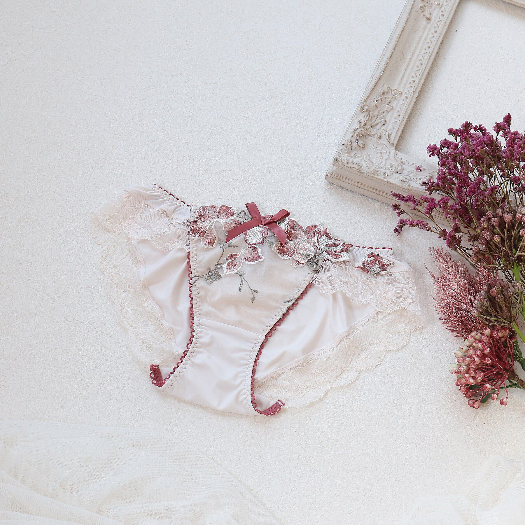 Risa Magli「クレモンス ノーマルショーツ」|インナー|ローズ(062)