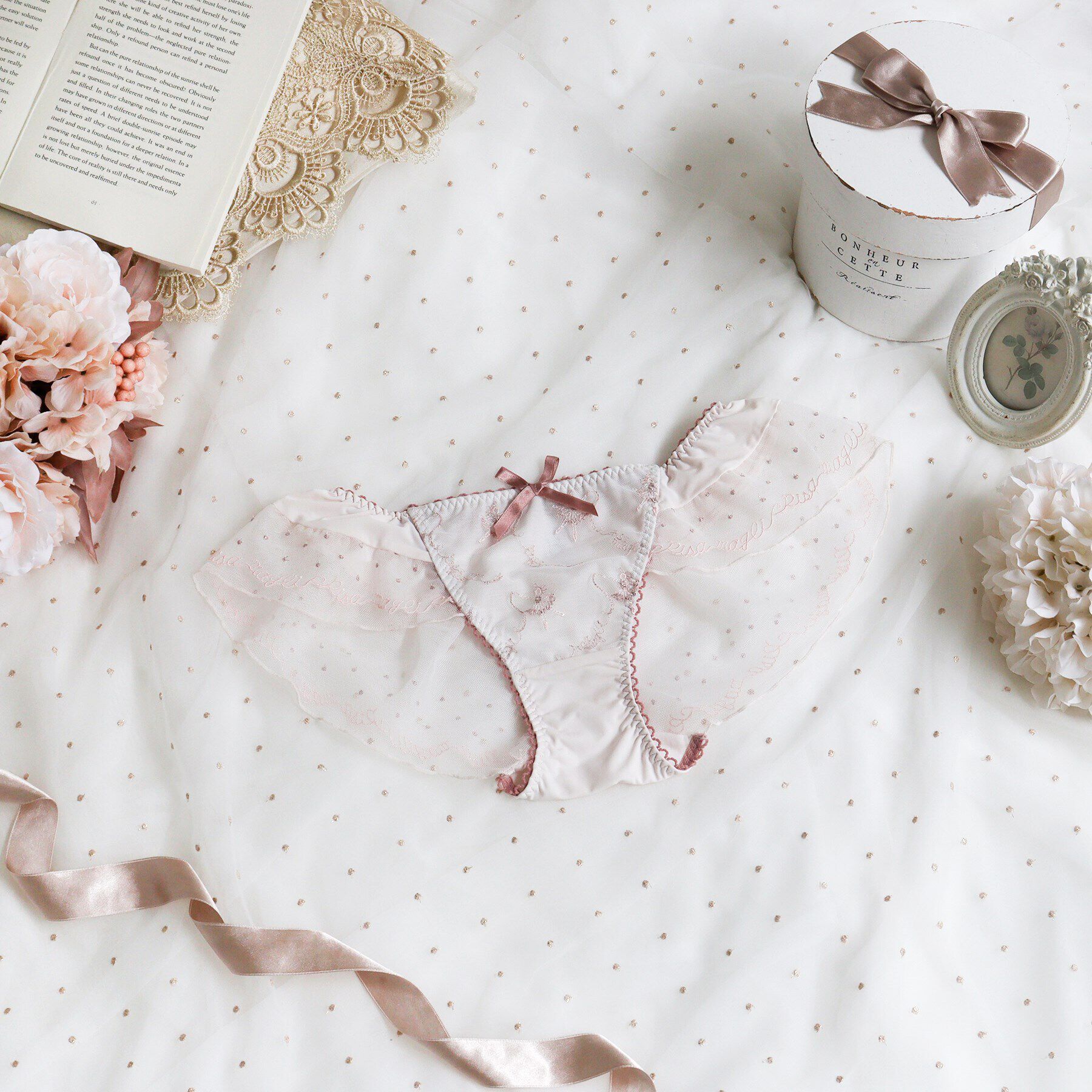 Risa Magli「ジェイミー フレアショーツ」|インナー|ピンク(071)