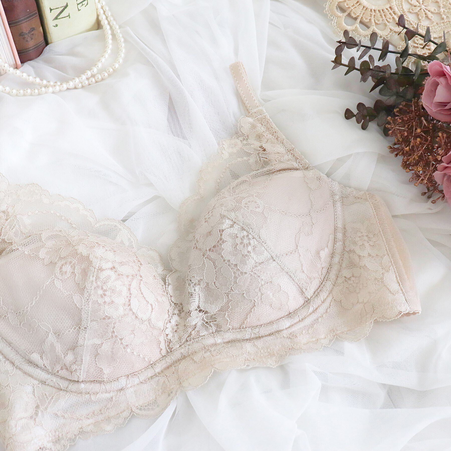 Risa Magli「ノーラ ナチュラルアレンジブラ（M-L）」|インナー|