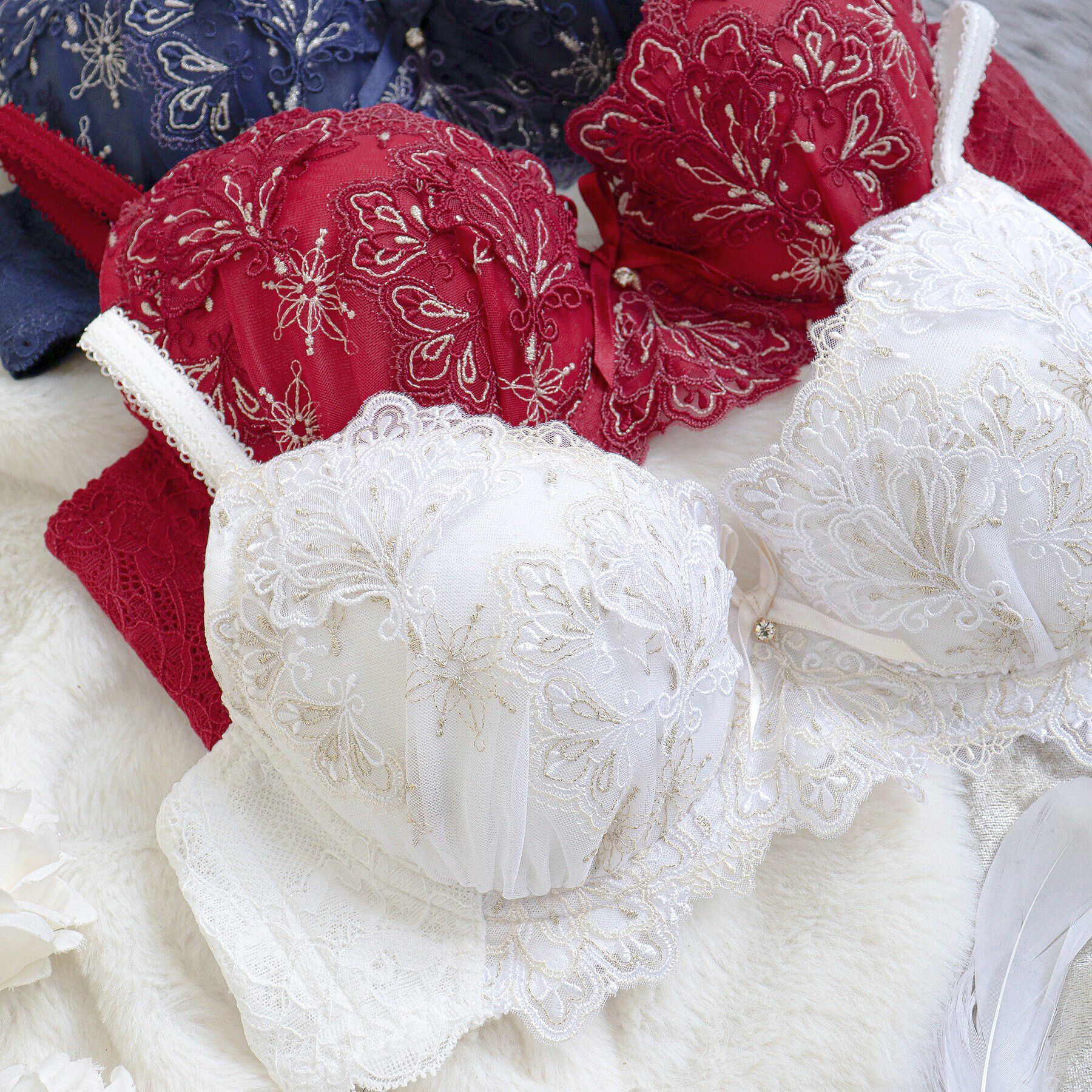 Risa Magli「カロリーネ ブラジャー（B-D）＜S Make Type＞」|インナー|