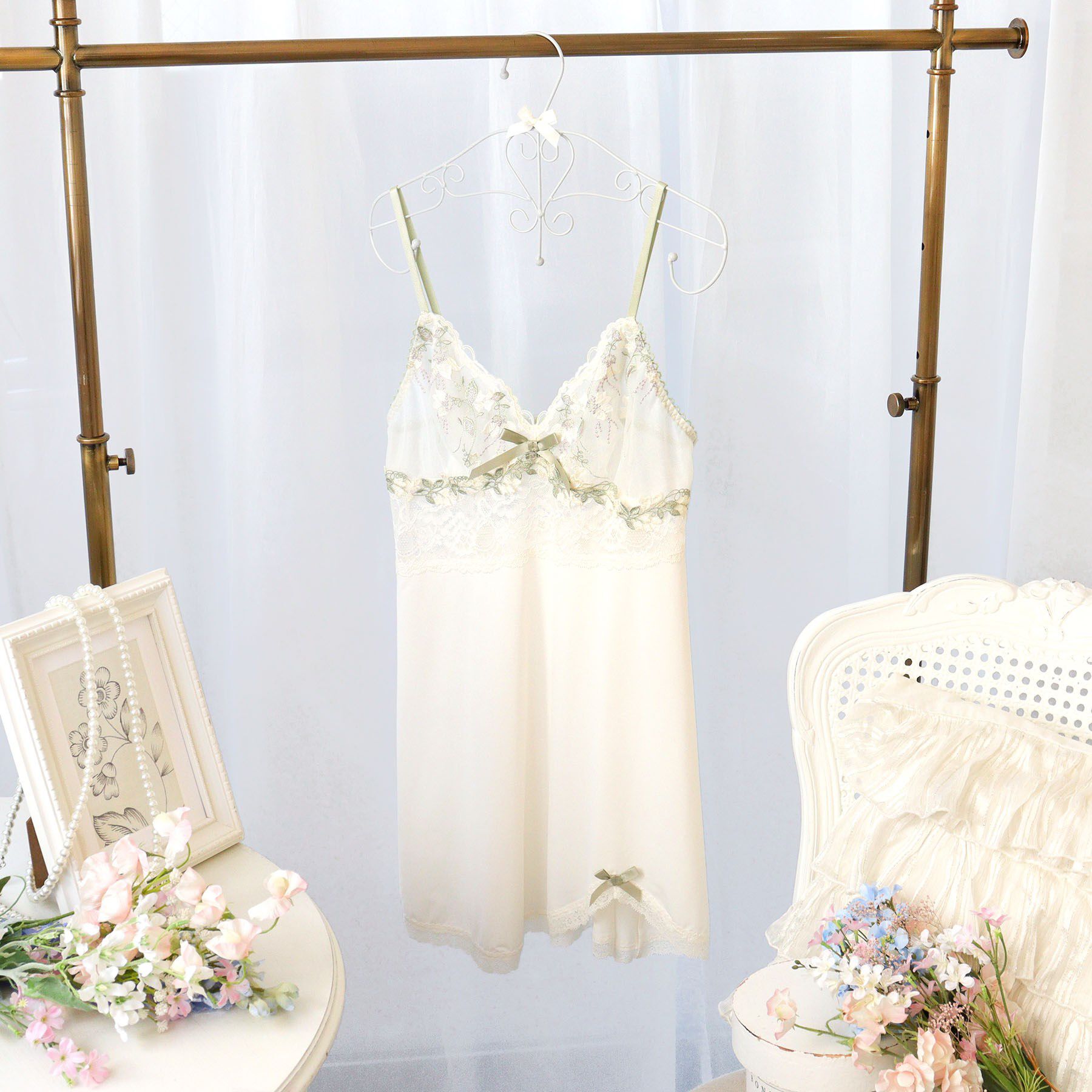 Risa Magli「ソア スリップ」|キャミソール|アイボリー(004)