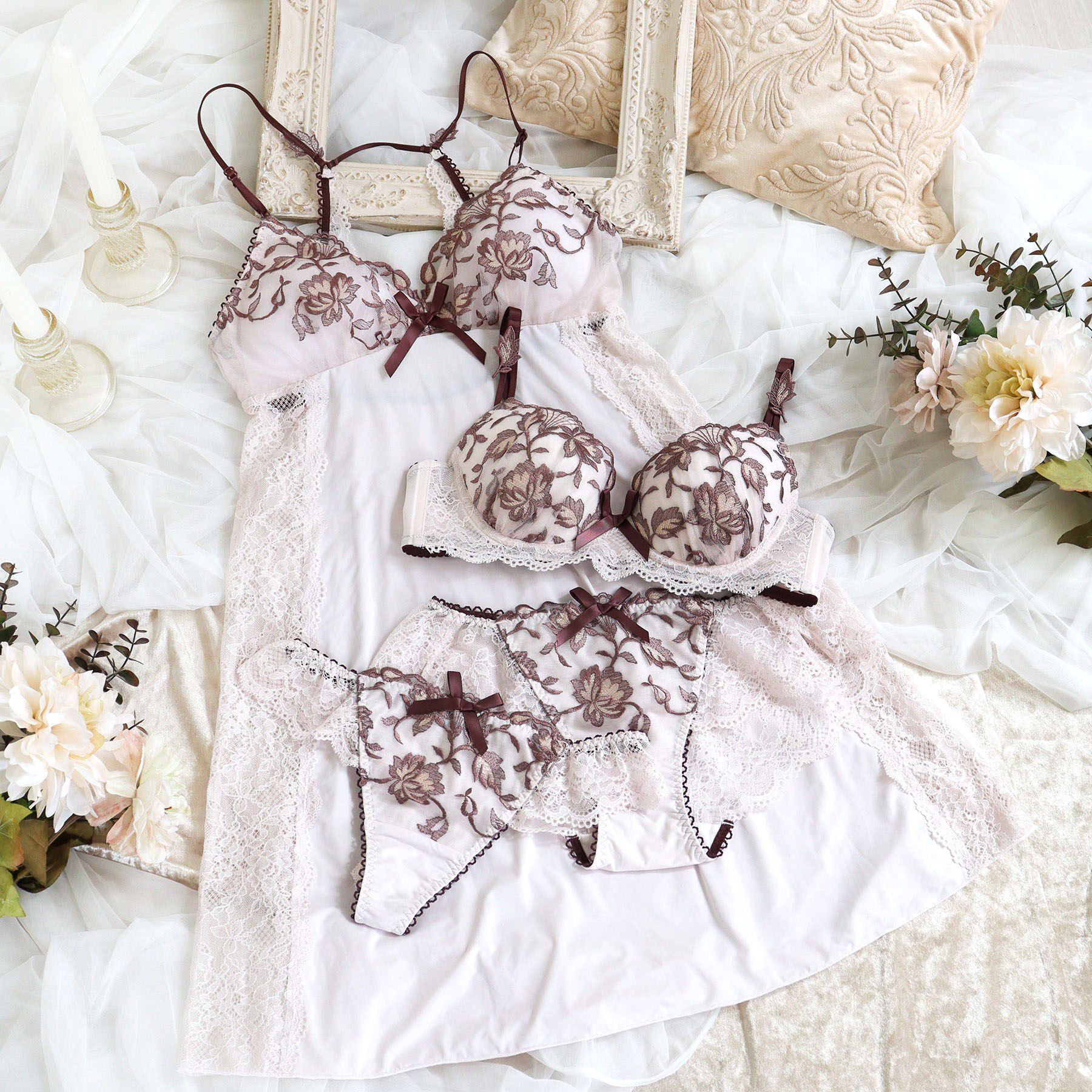 Risa Magli「エレノア ブラジャー （B-C） ＜スウィートリッチ＞」|インナー|