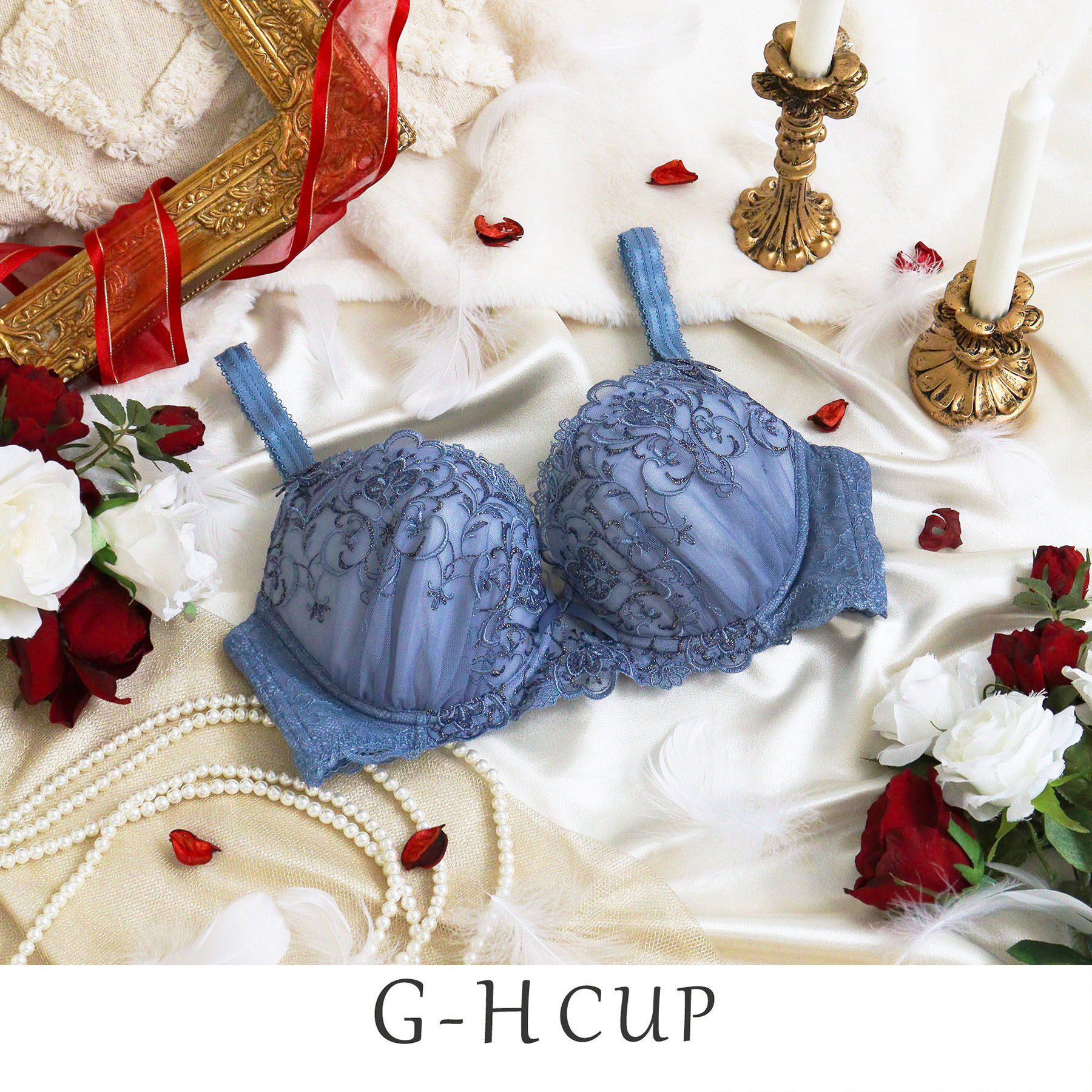 Risa Magli「【アリーナ】 ブラジャー （G-H） ＜N Make Type＞」|インナー|ブルー(092)