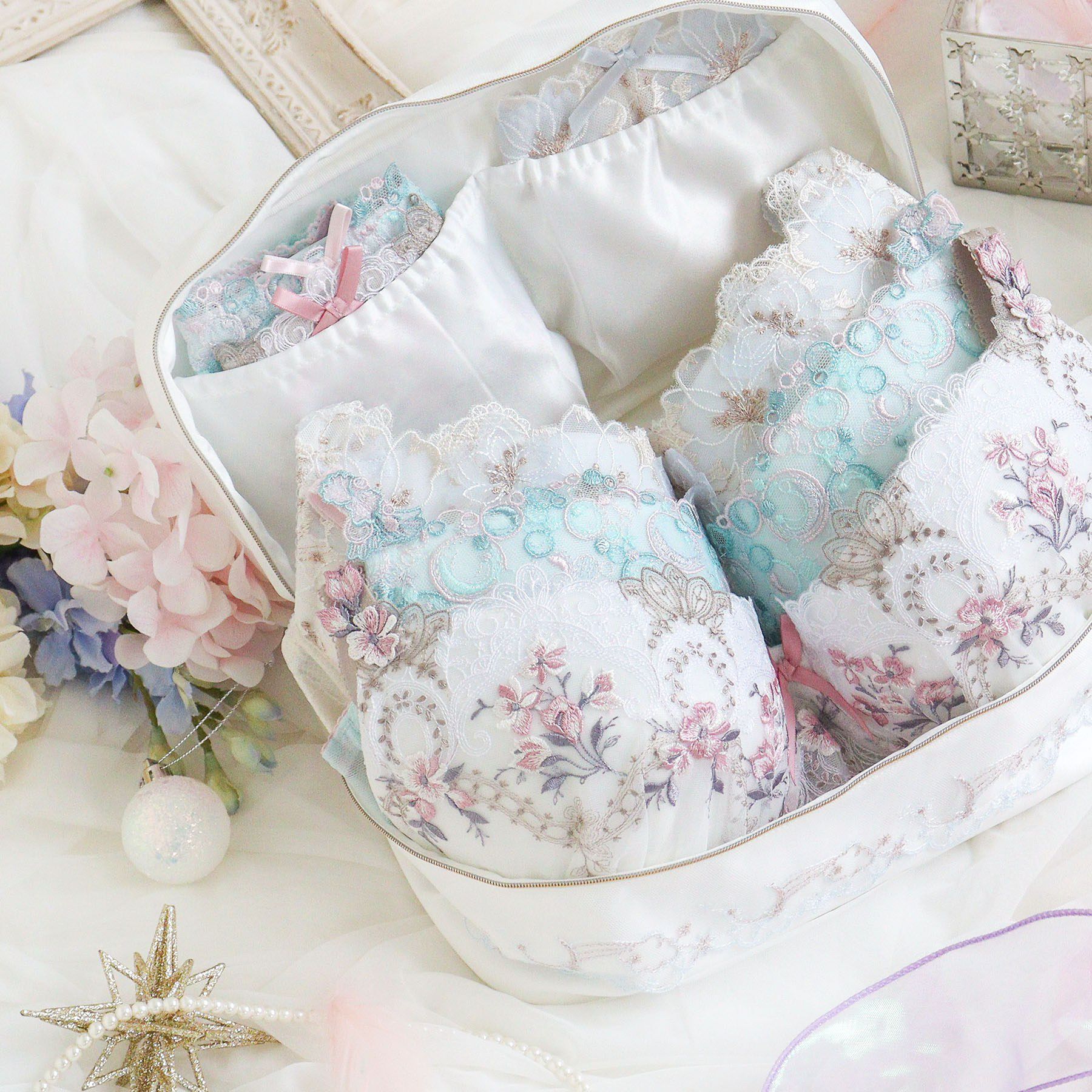 Risa Magli「アントーニア ランジェリーポーチ」|インナー|