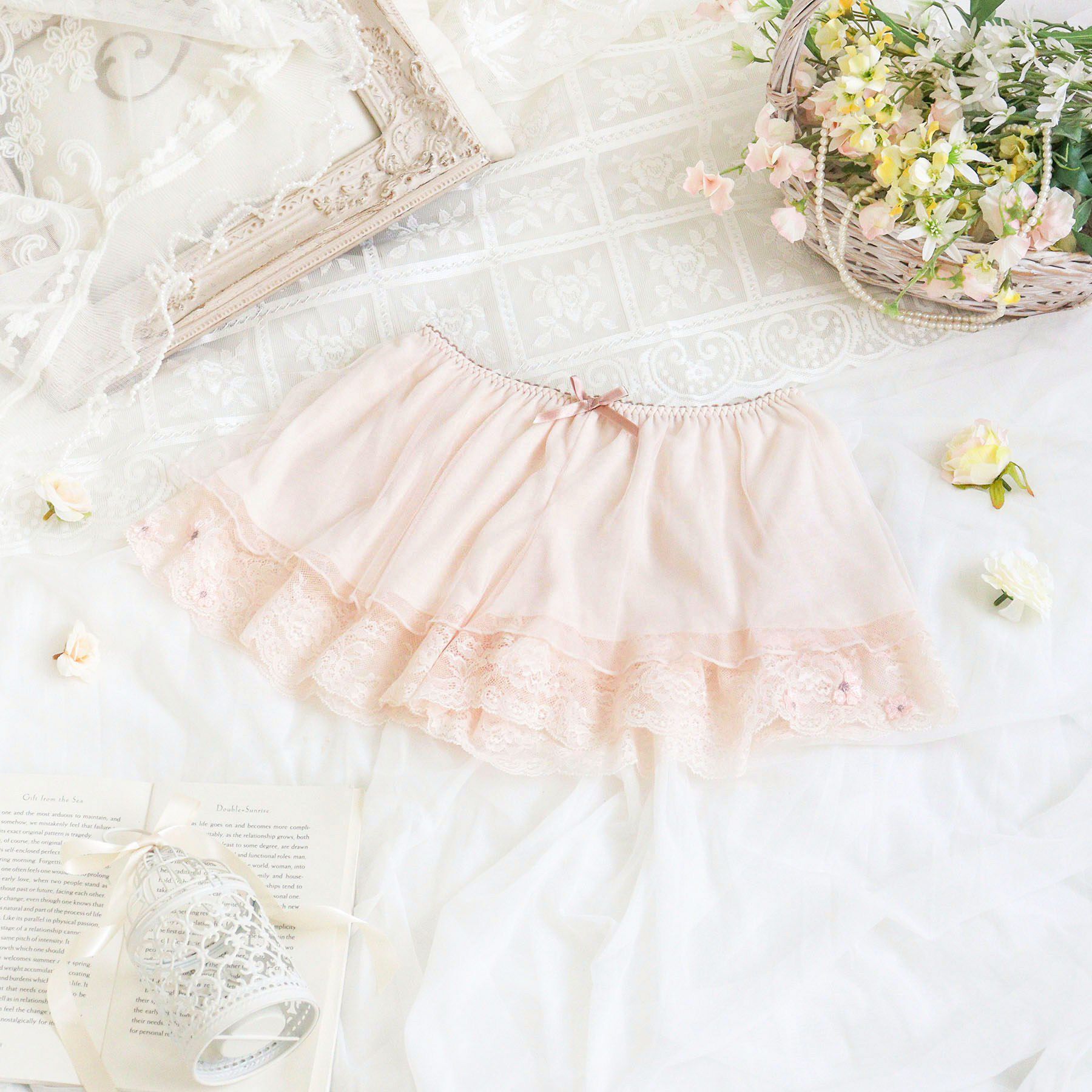 Risa Magli「ラーレ タップパンツ」|インナー|ピンク(071)