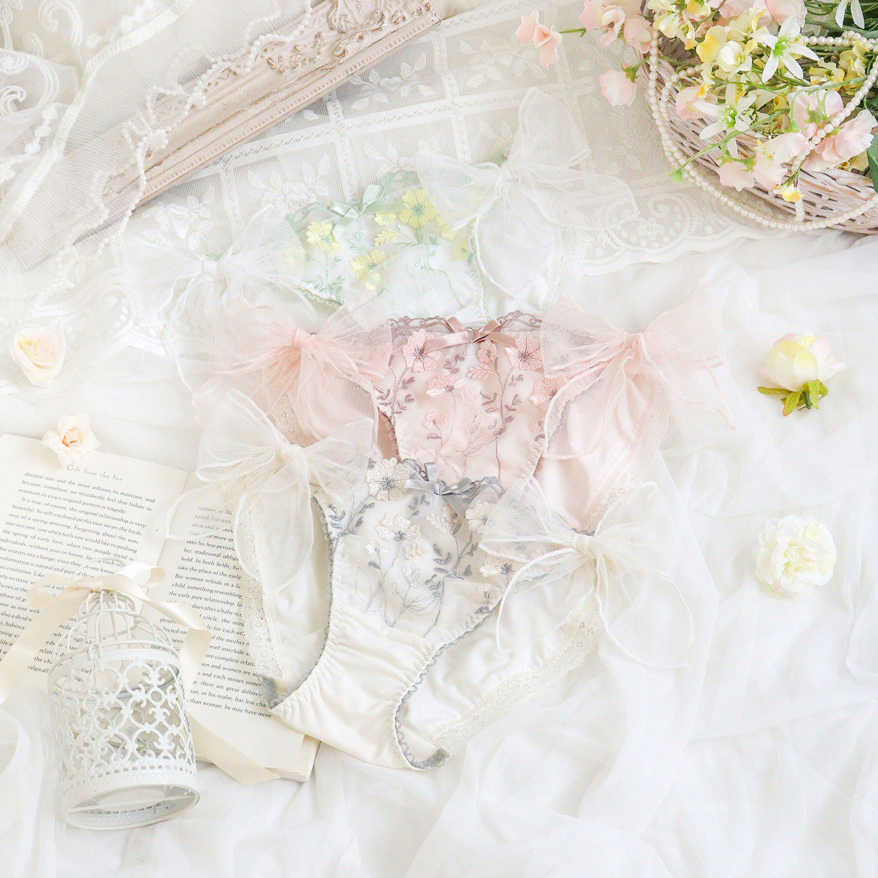 Risa Magli「ラーレ リボンショーツ」|インナー|