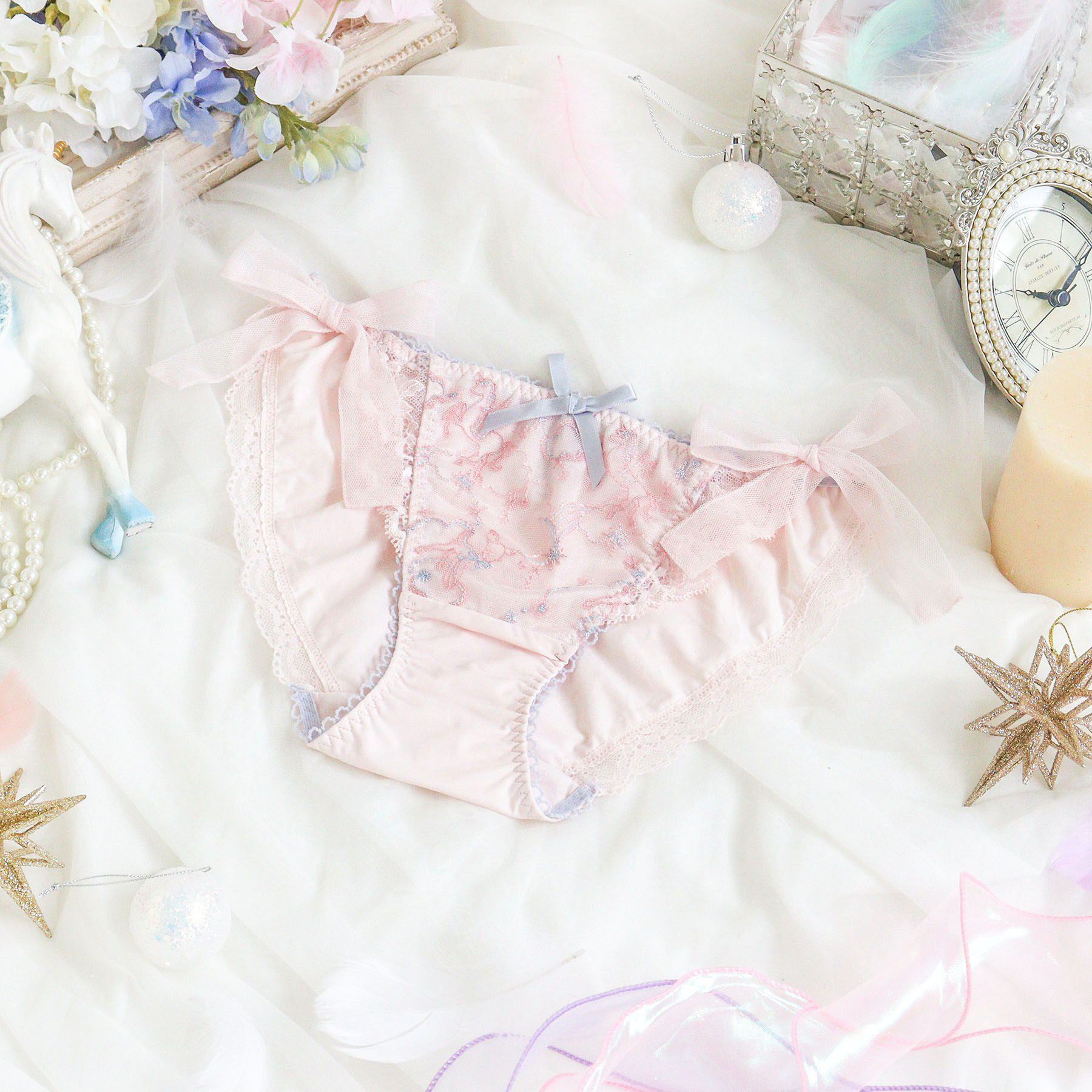 Risa Magli「アントーニア リボンショーツ」|インナー|ピンク(071)