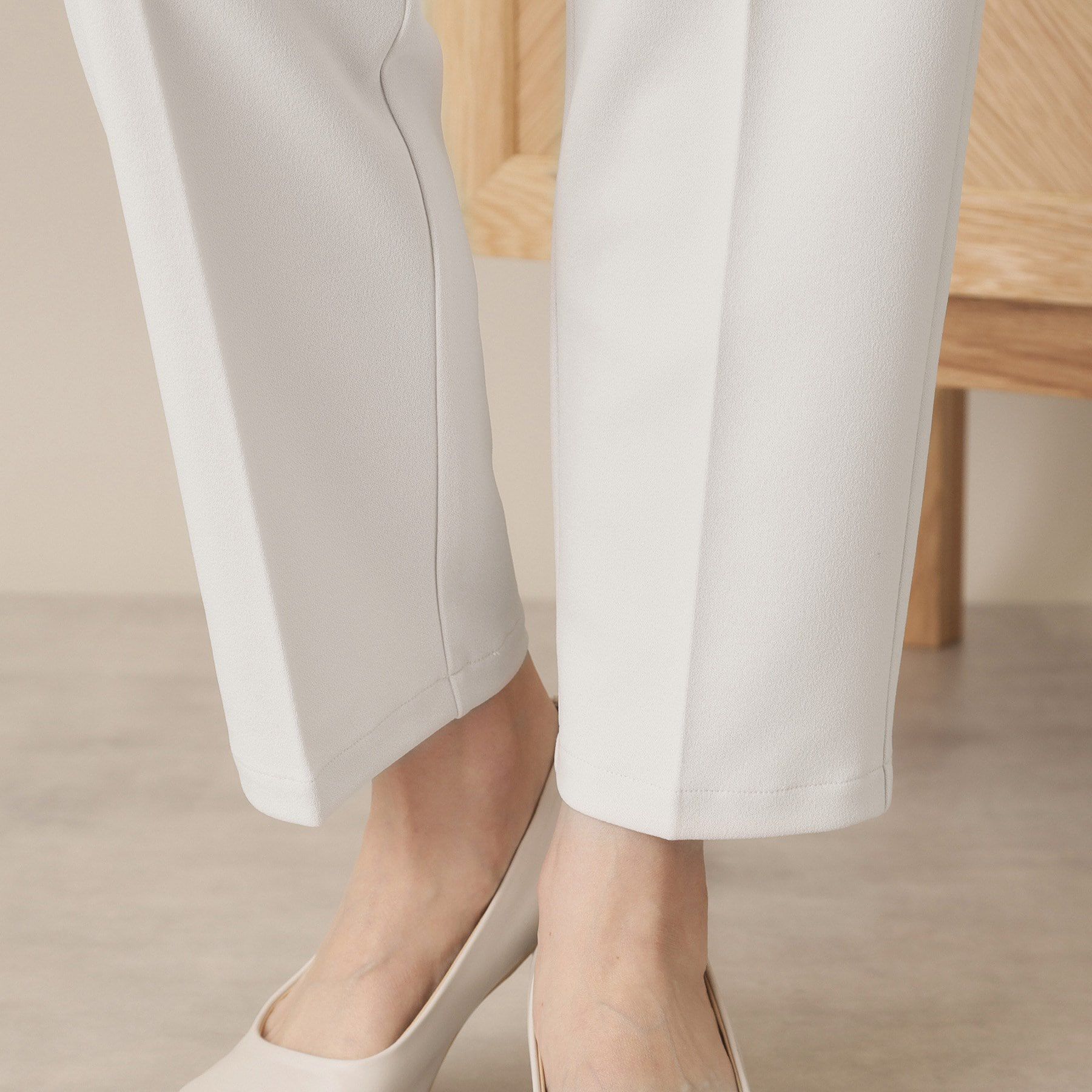 ITS&rsquo;DEMO「【通勤／手洗い可／ウエストゴム】カットジョーゼットパンツ」|その他|