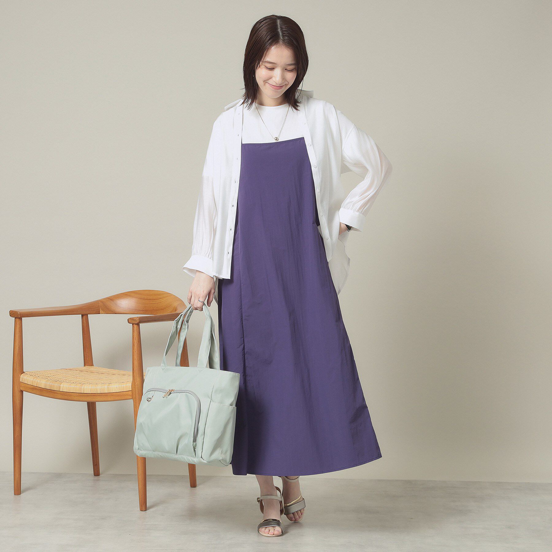 ITS&rsquo;DEMO「【手洗い可】シアーシャツ」|シャツ・ブラウス|