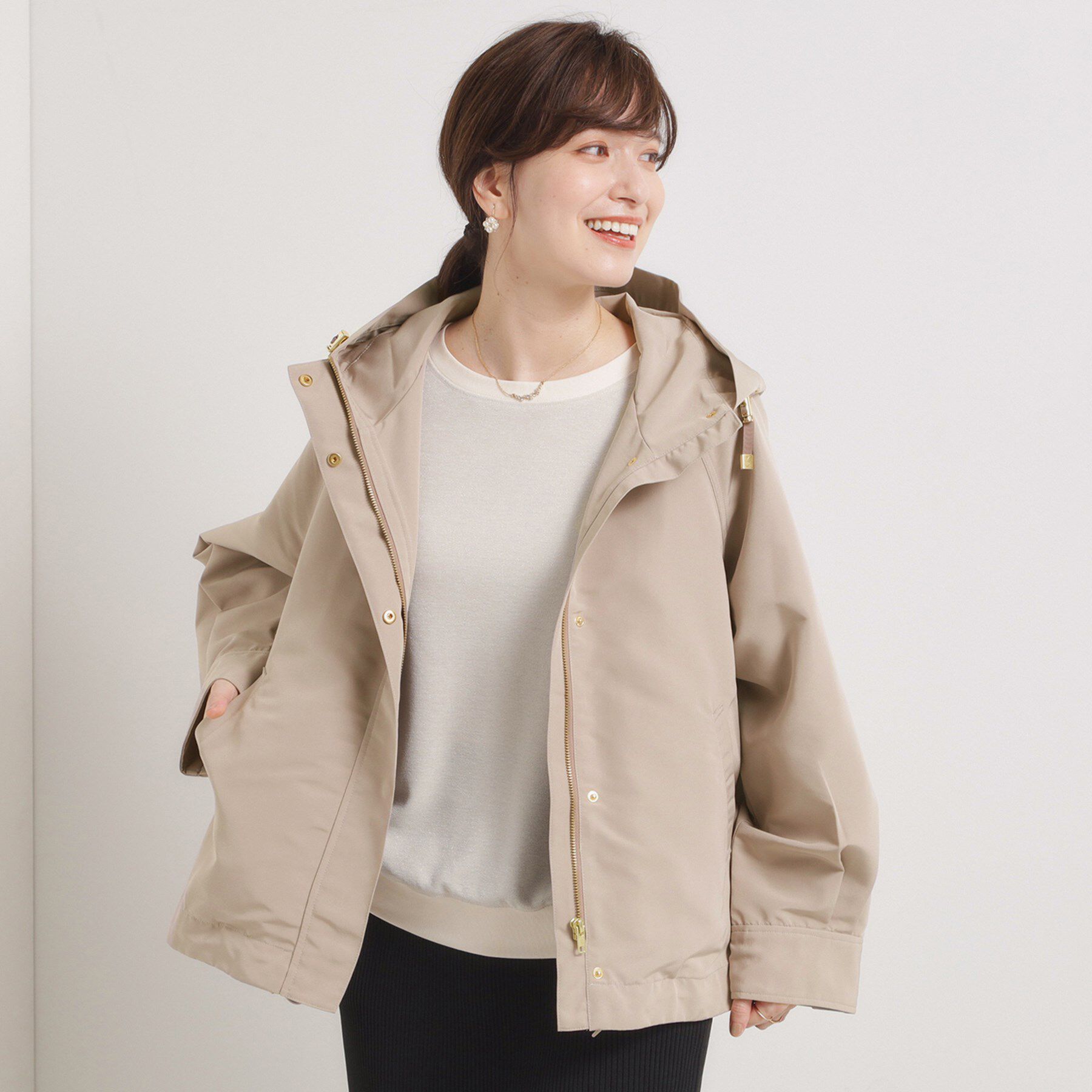 ITS&rsquo;DEMO「【撥水／花粉防止／手洗い可】キルトライナー付きマウンテンパーカー」|ブルゾン・スタジャン|