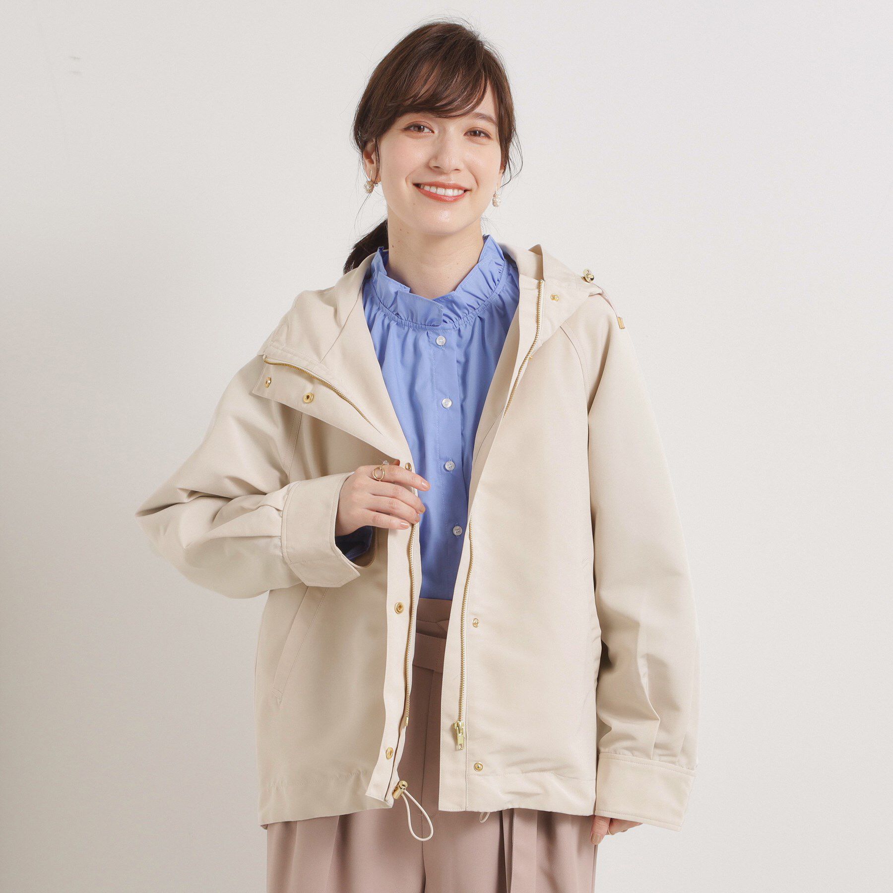 ITS&rsquo;DEMO「【撥水／花粉防止／手洗い可】キルトライナー付きマウンテンパーカー」|ブルゾン・スタジャン|