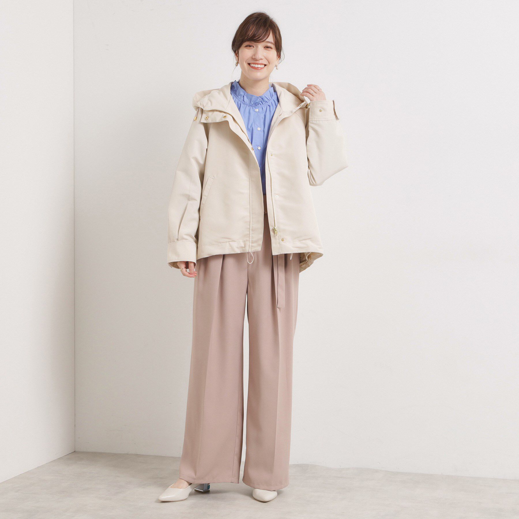 ITS&rsquo;DEMO「【撥水／花粉防止／手洗い可】キルトライナー付きマウンテンパーカー」|ブルゾン・スタジャン|