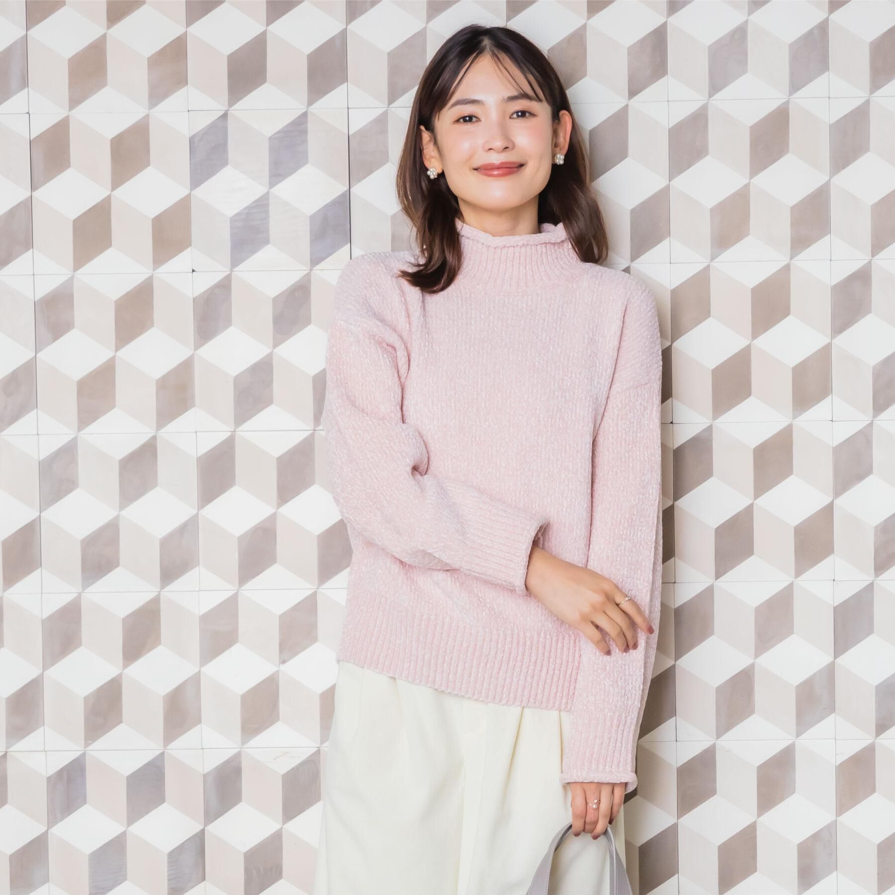 ITS&rsquo;DEMO「【手洗い可】ベロアモールニット」|ニット・セーター|