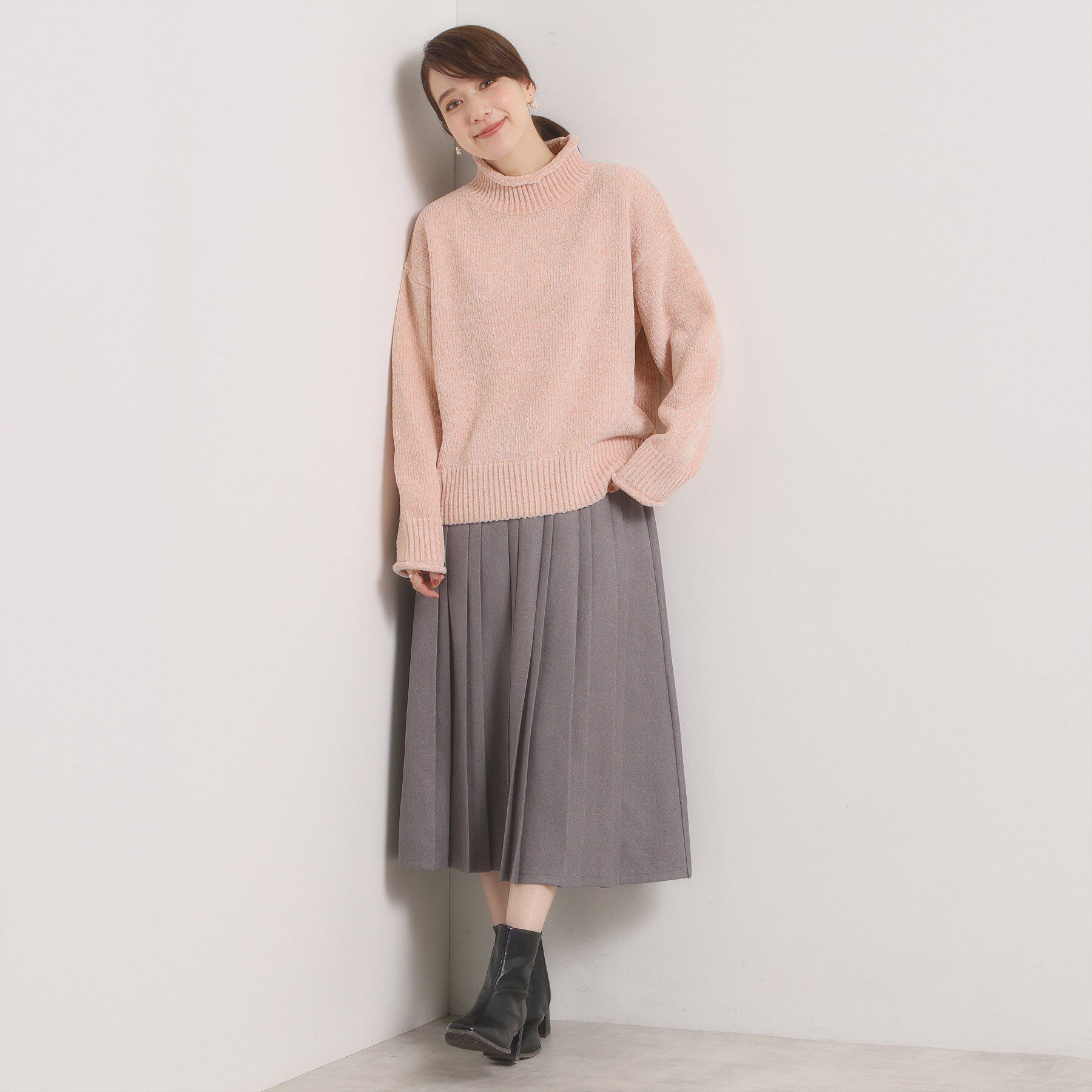 ITS&rsquo;DEMO「【手洗い可】ベロアモールニット」|ニット・セーター|