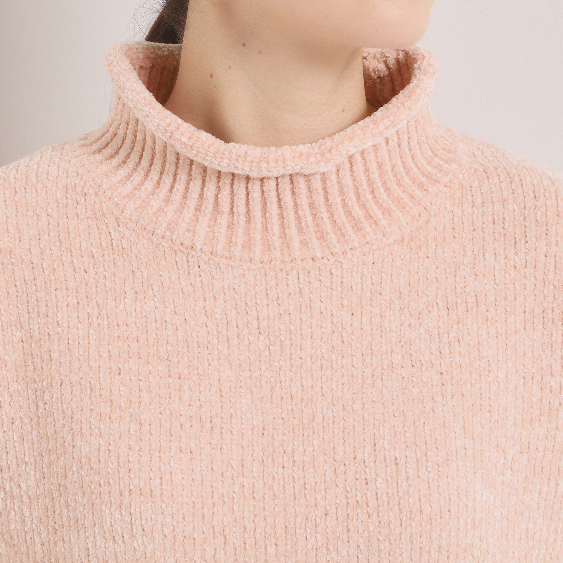 ITS&rsquo;DEMO「【手洗い可】ベロアモールニット」|ニット・セーター|