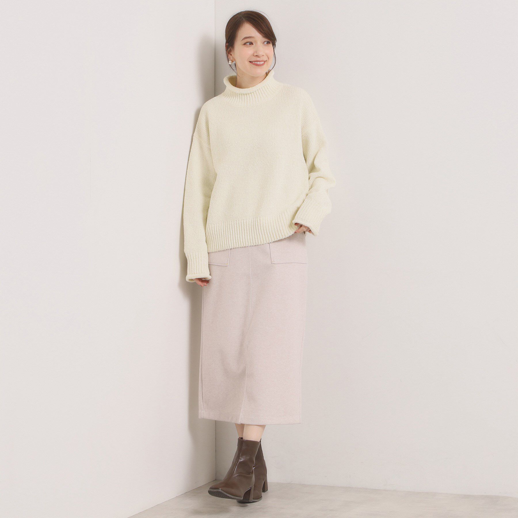 ITS&rsquo;DEMO「【手洗い可】ベロアモールニット」|ニット・セーター|