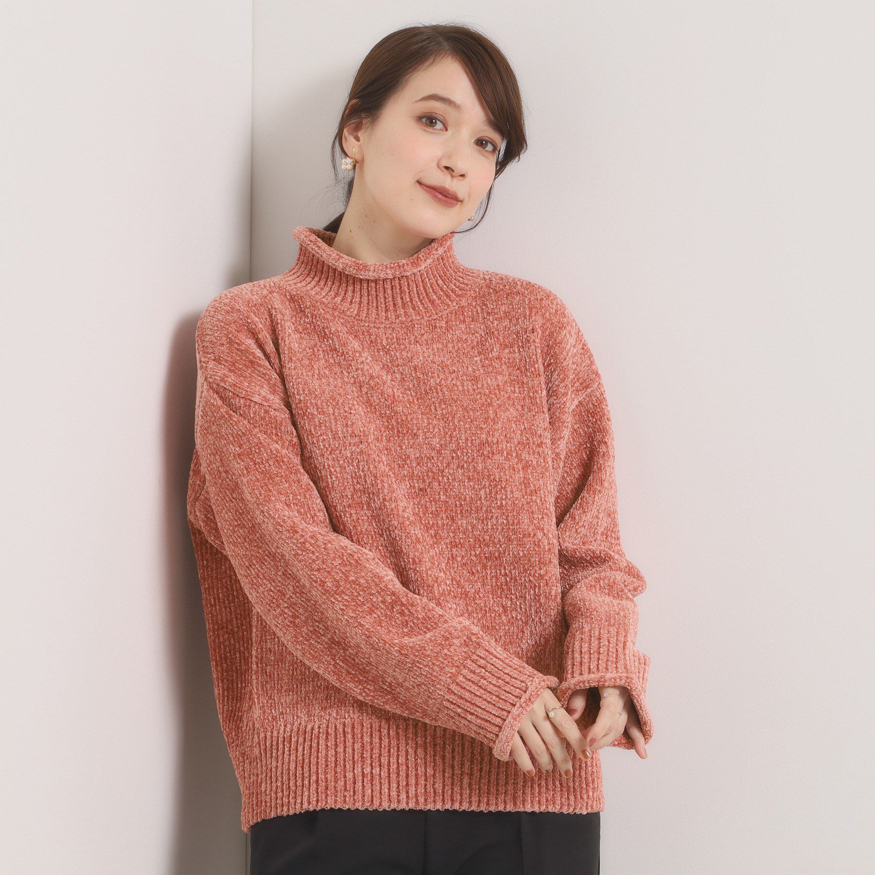 ITS&rsquo;DEMO「【手洗い可】ベロアモールニット」|ニット・セーター|