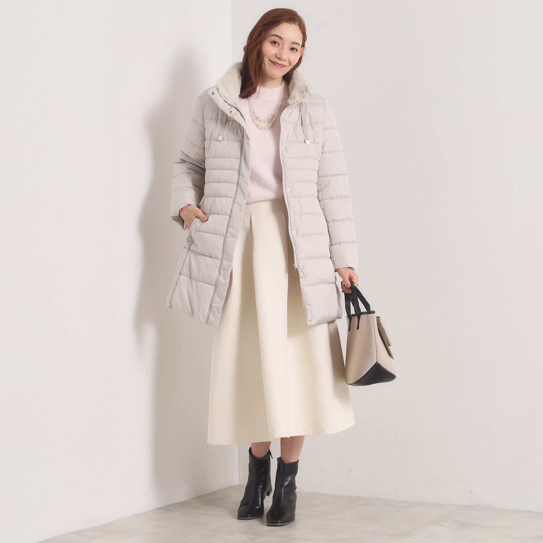 ITS&rsquo;DEMO「【撥水加工】中綿フードコート」|ダウン|