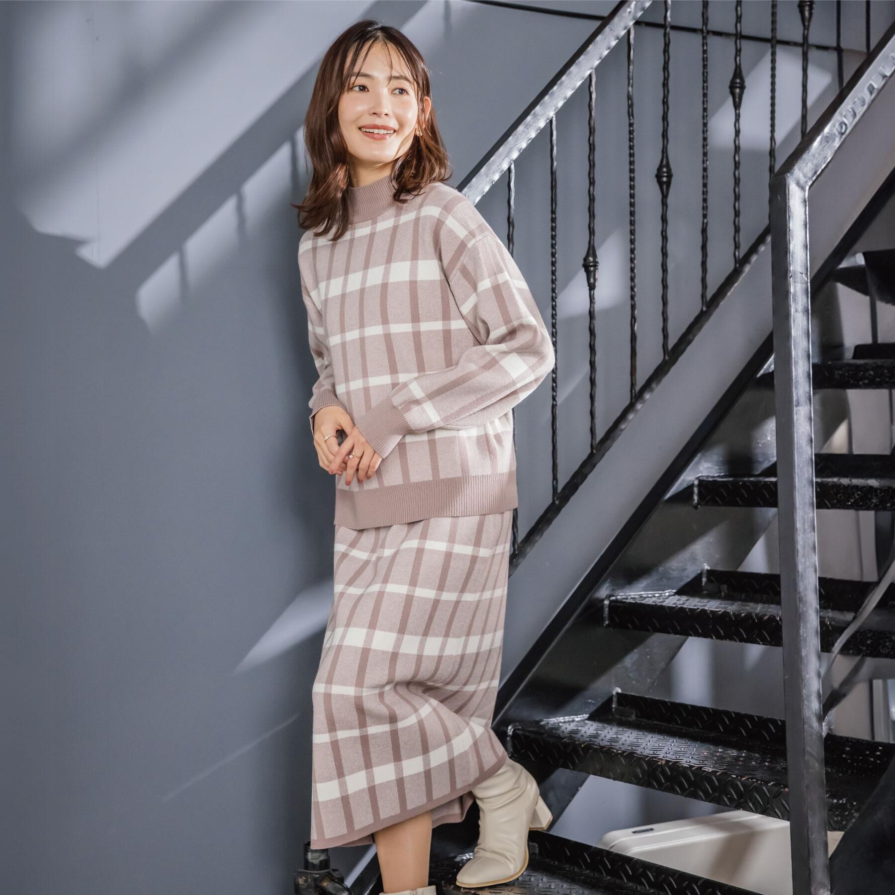 ITS&rsquo;DEMO「【手洗い可】タイトスカートニットセットアップ」|スーツ|