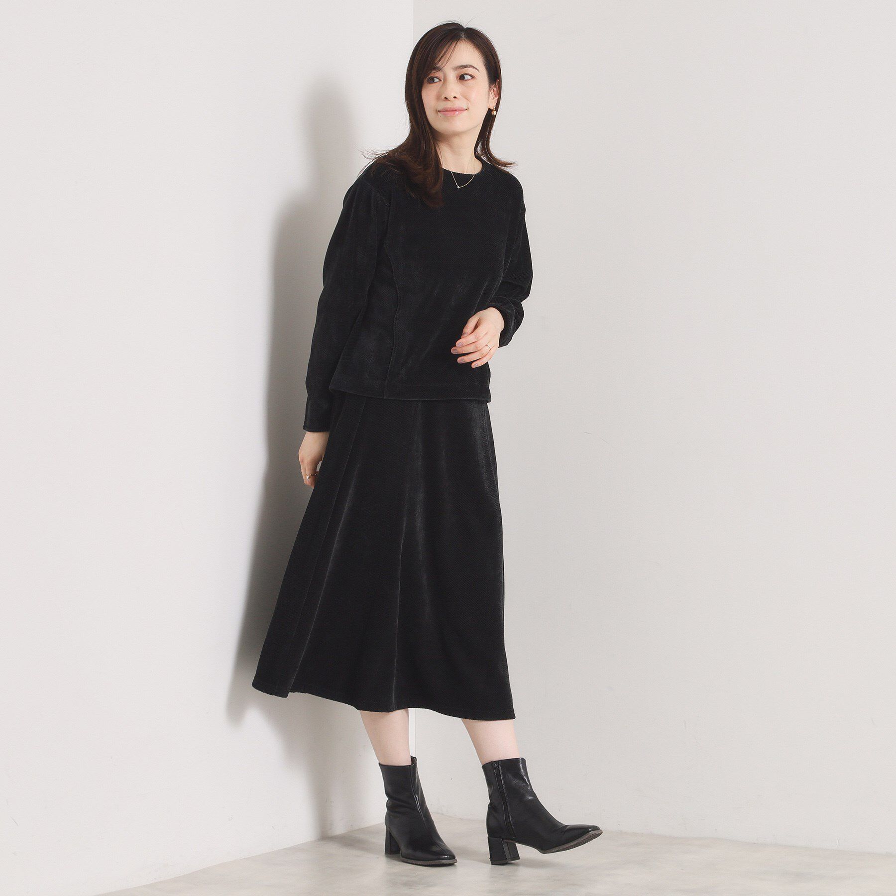 ITS&rsquo;DEMO「【手洗い可／セットアップ可】カットツイルスカート」|スカート|