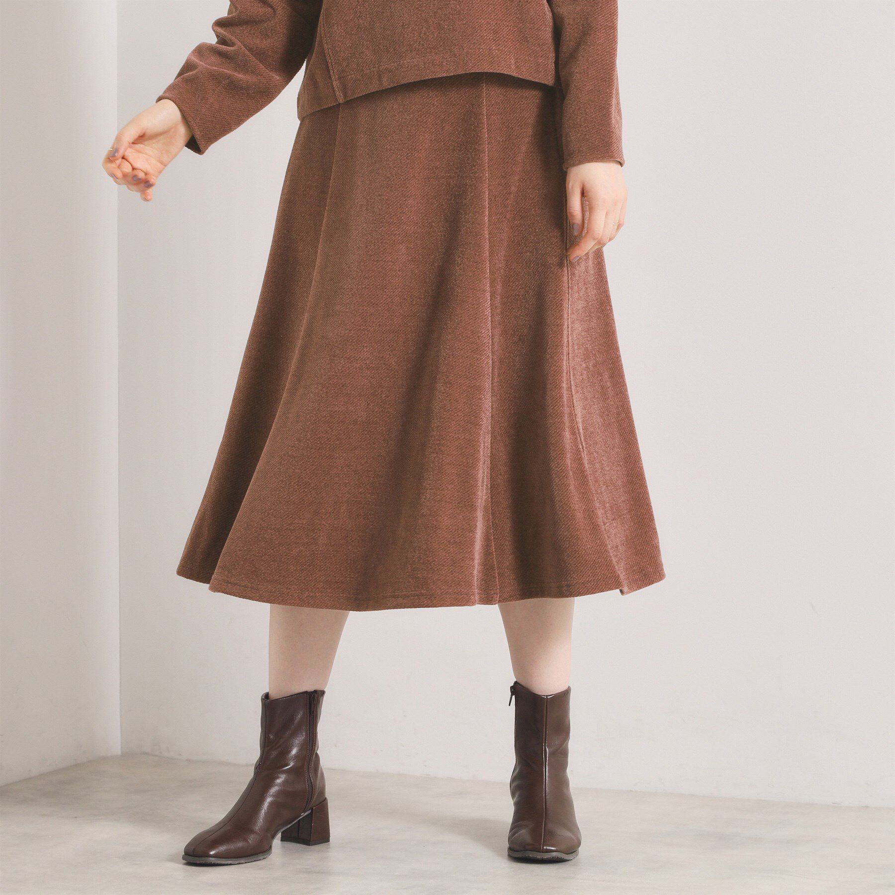 ITS&rsquo;DEMO「【手洗い可／セットアップ可】カットツイルスカート」|スカート|