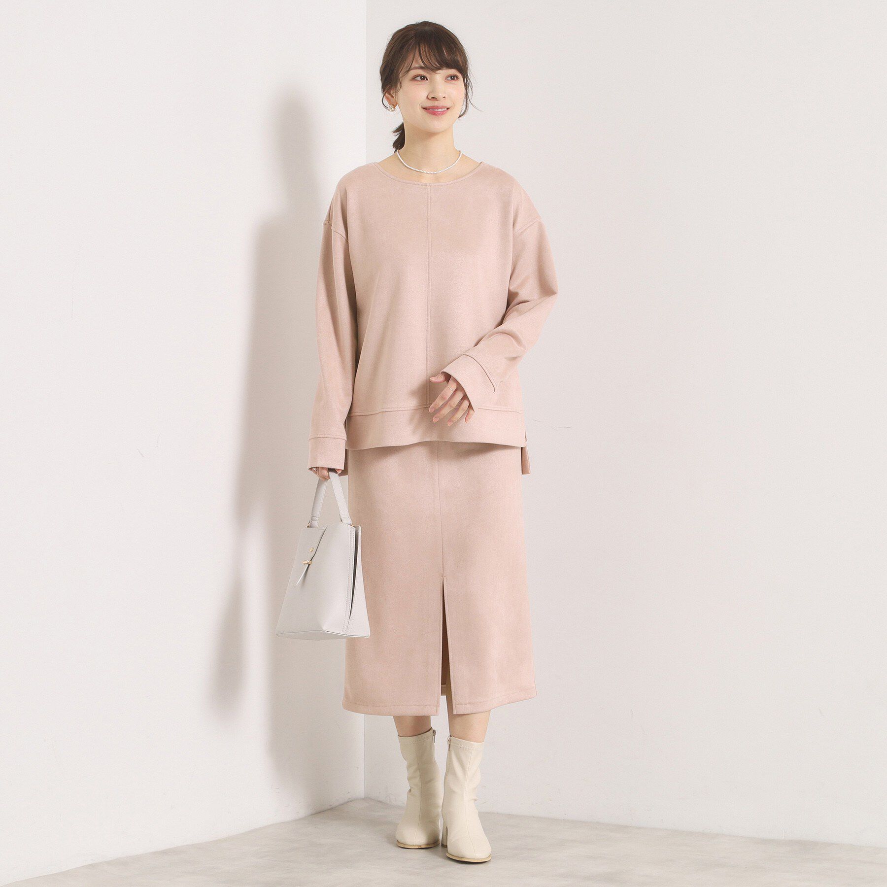 ITS&rsquo;DEMO「【セットアップ可／手洗い可】カットスエードプルオーバー」|Tシャツ・カットソー|