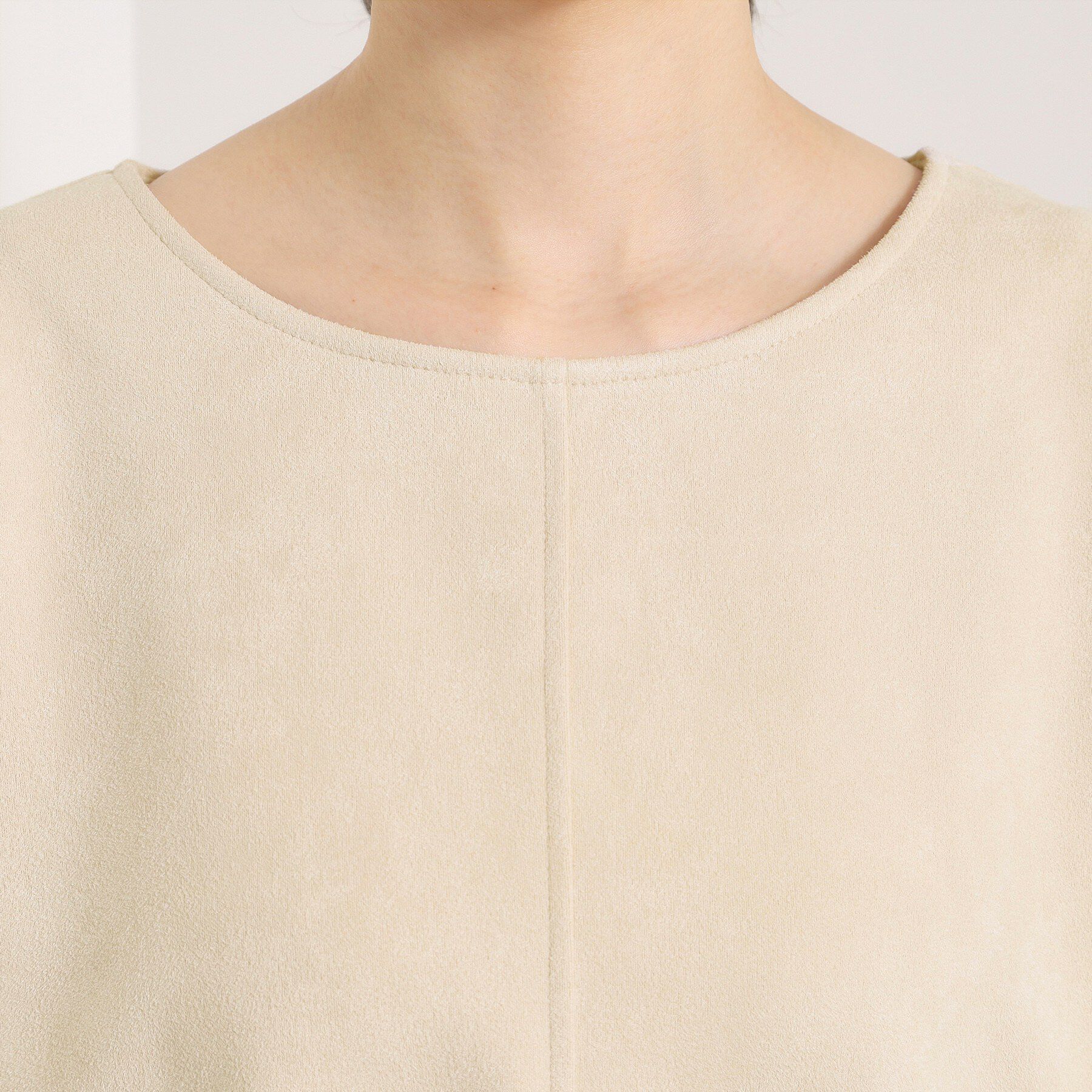 ITS&rsquo;DEMO「【セットアップ可／手洗い可】カットスエードプルオーバー」|Tシャツ・カットソー|