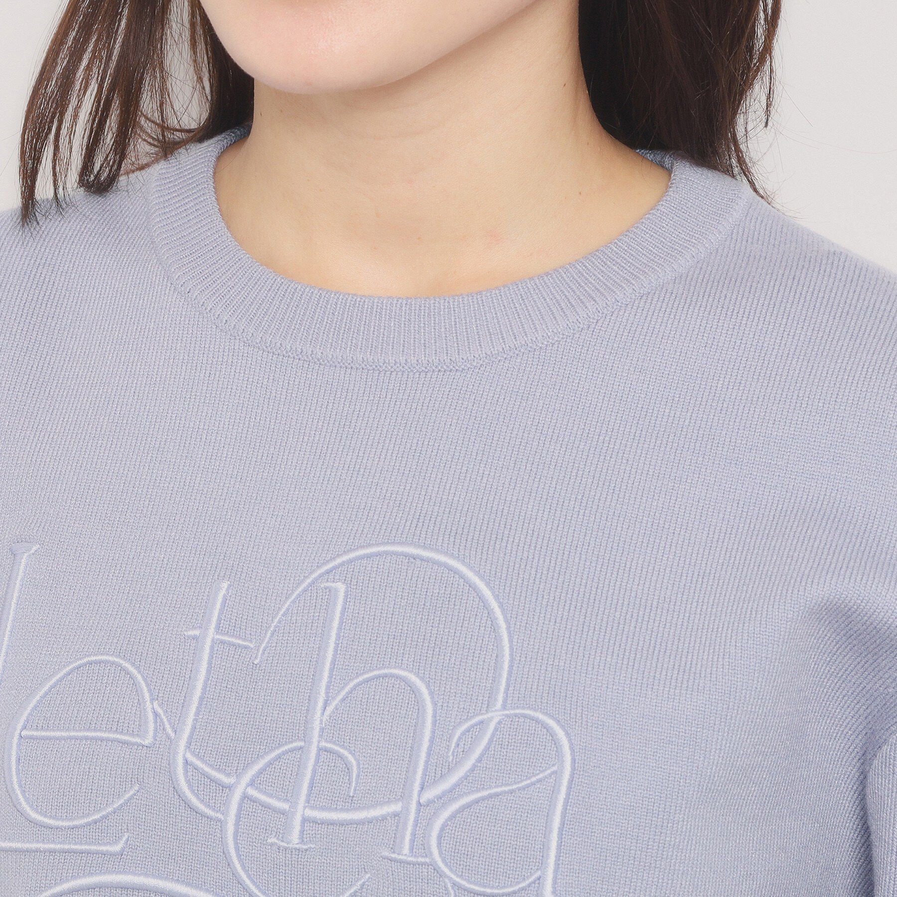 ITS&rsquo;DEMO「【手洗い可】ロゴ刺繍ニット」|ニット・セーター|