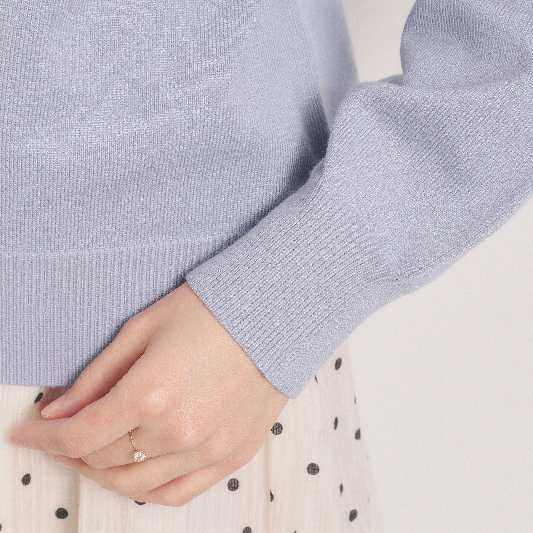 ITS&rsquo;DEMO「【手洗い可】ロゴ刺繍ニット」|ニット・セーター|