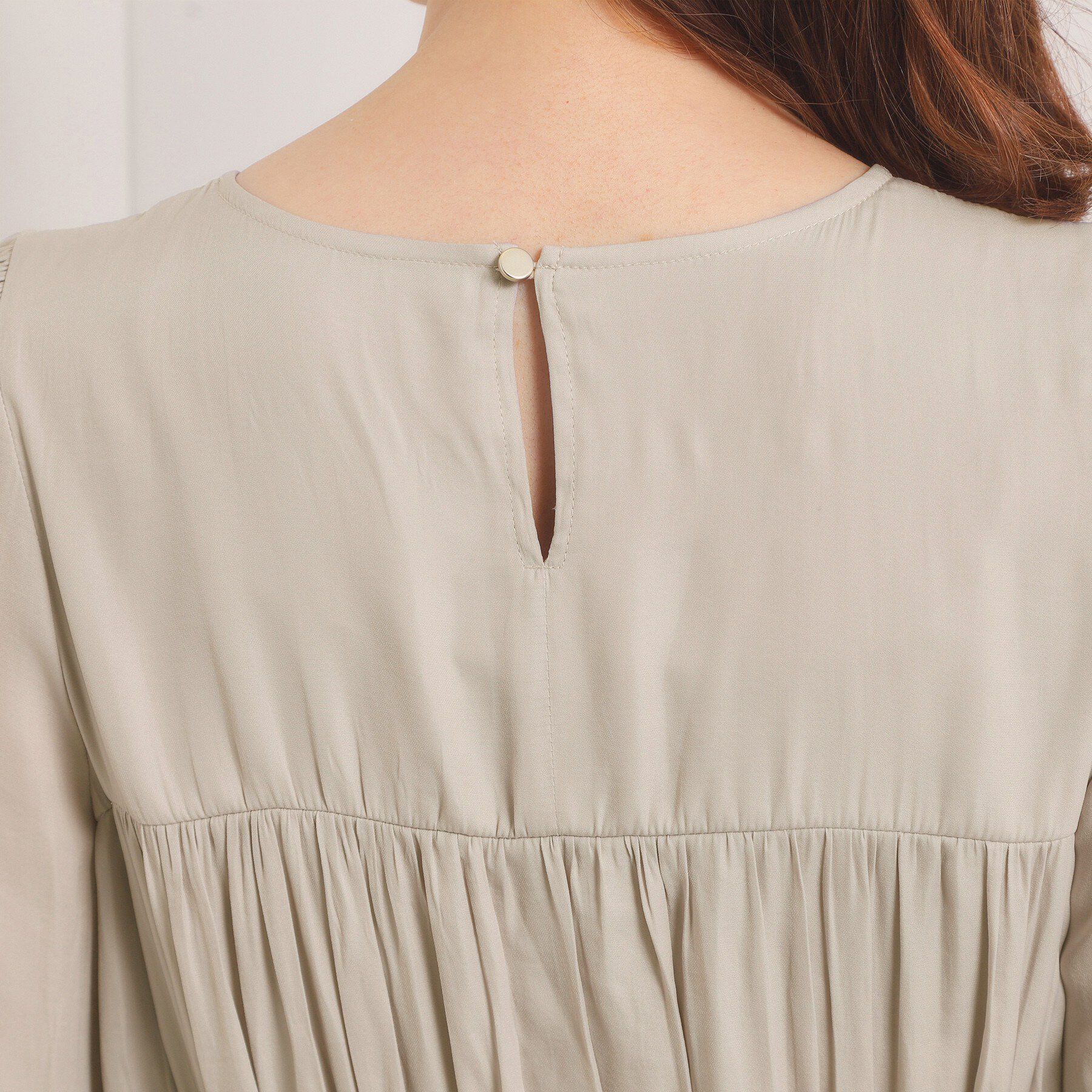 ITS&rsquo;DEMO「【入卒／手洗い可】サテンベルト付きワンピース」|ワンピース|