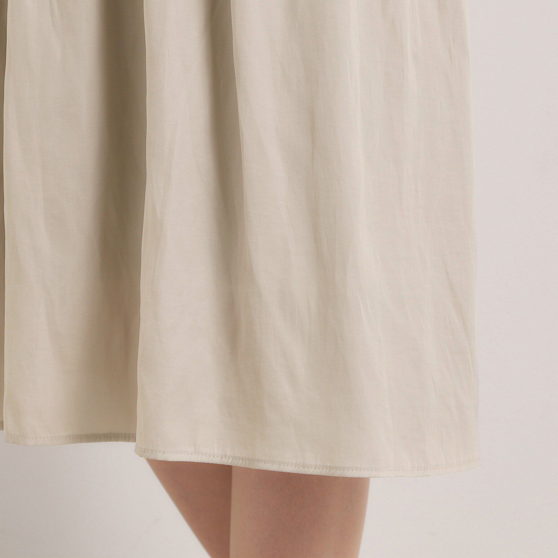 ITS&rsquo;DEMO「【入卒／手洗い可】サテンベルト付きワンピース」|ワンピース|